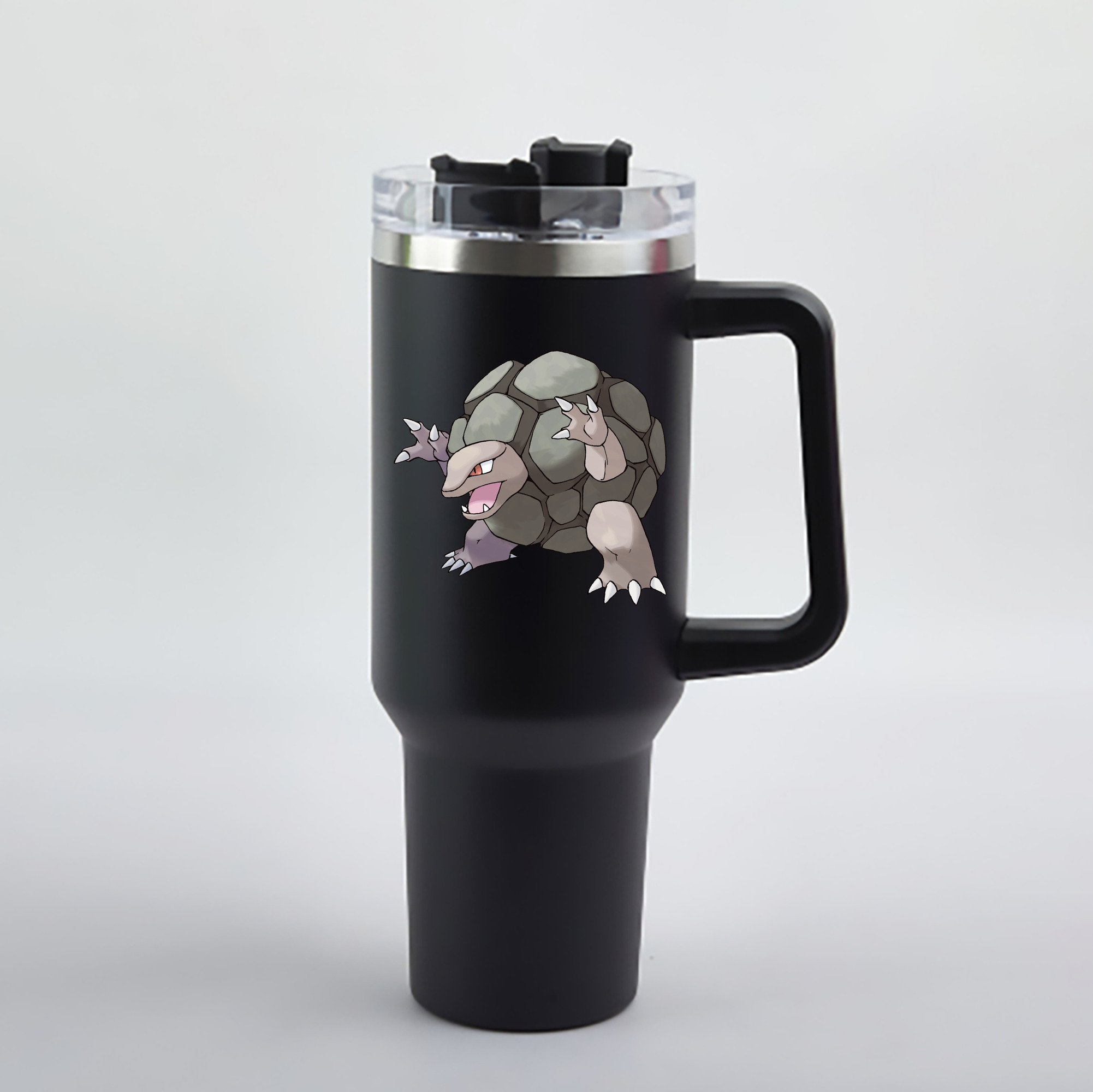 （画像用） ポケットモンスター Pokémon 1200mL車用タンブラー - クリスタルステッカー（プラスチックストロー付き）