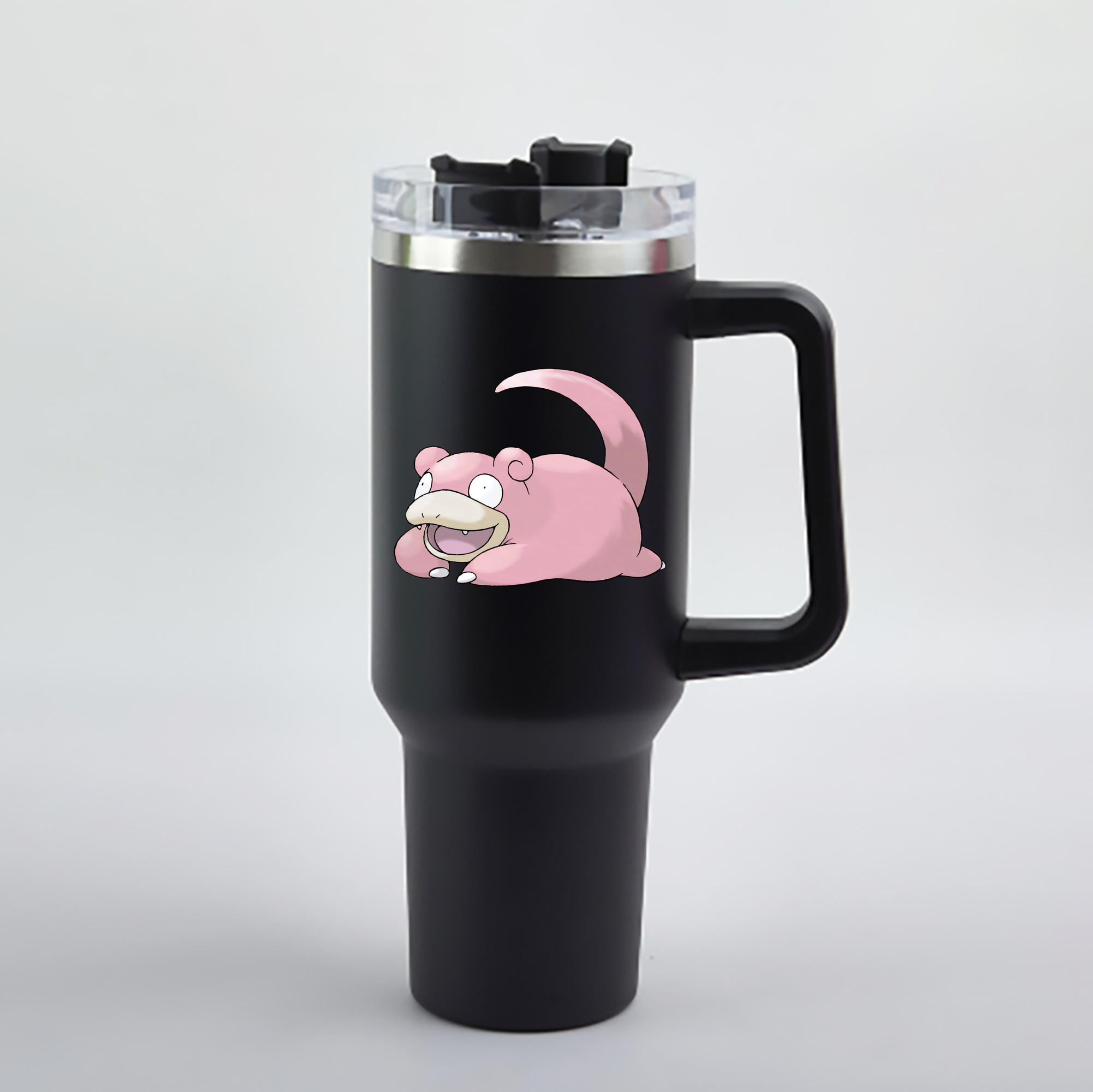 （画像用） ポケットモンスター Pokémon 1200mL車用タンブラー - クリスタルステッカー（プラスチックストロー付き）