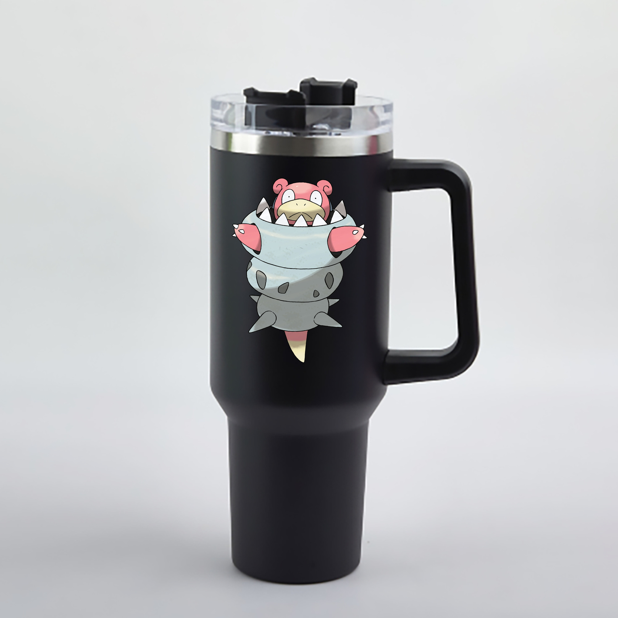 （画像用） ポケットモンスター Pokémon 1200mL車用タンブラー - クリスタルステッカー（プラスチックストロー付き）