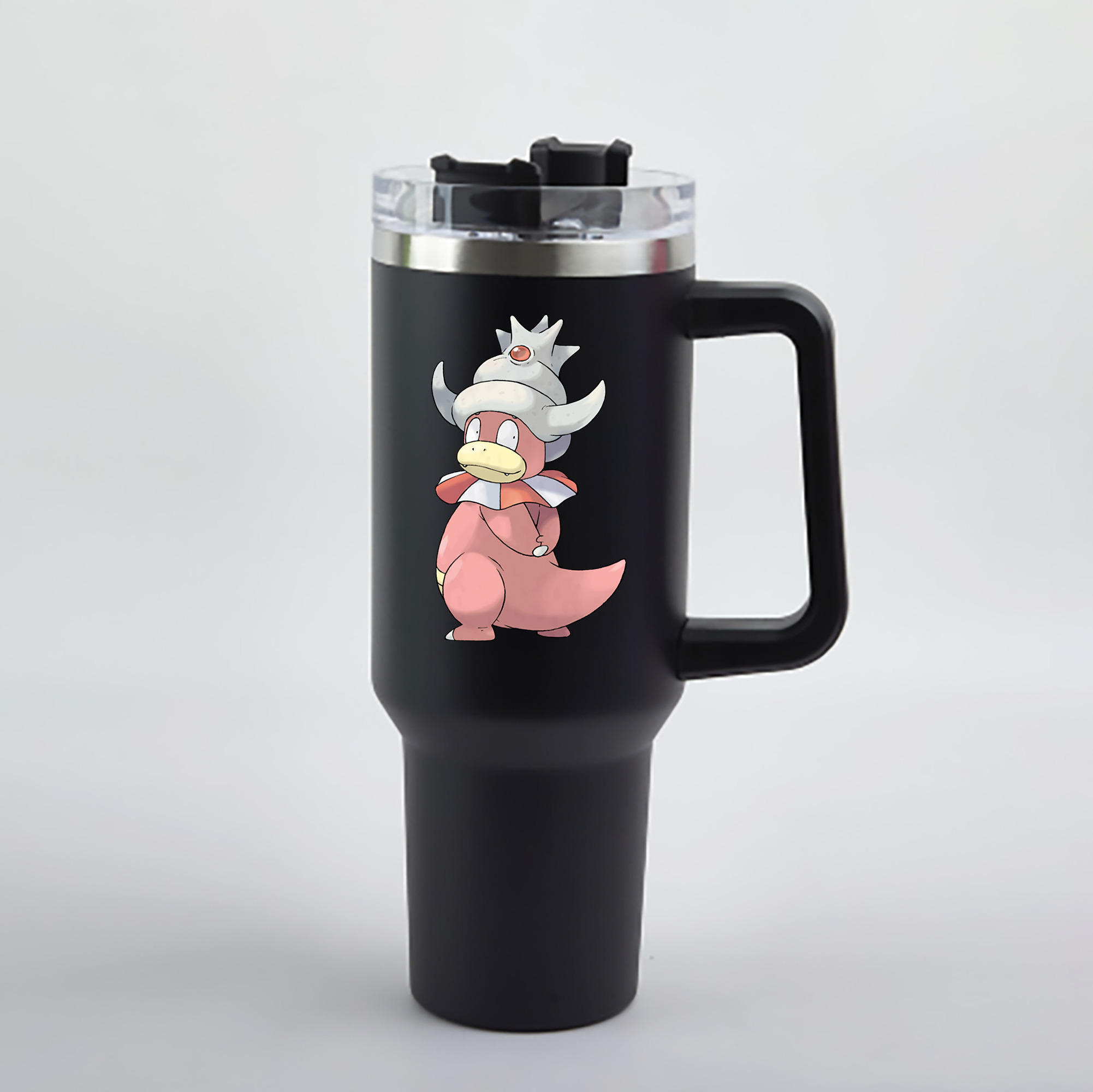 （画像用） ポケットモンスター Pokémon 1200mL車用タンブラー - クリスタルステッカー（プラスチックストロー付き）