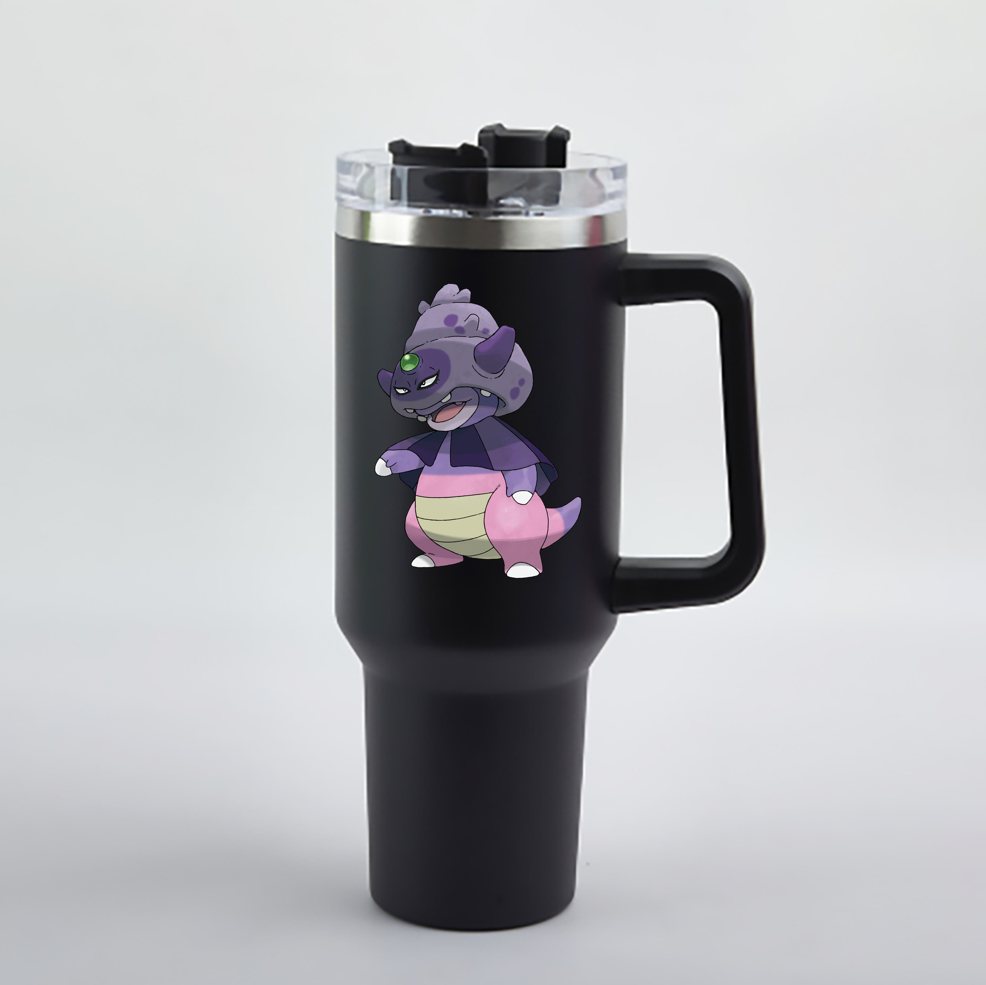 （画像用） ポケットモンスター Pokémon 1200mL車用タンブラー - クリスタルステッカー（プラスチックストロー付き）