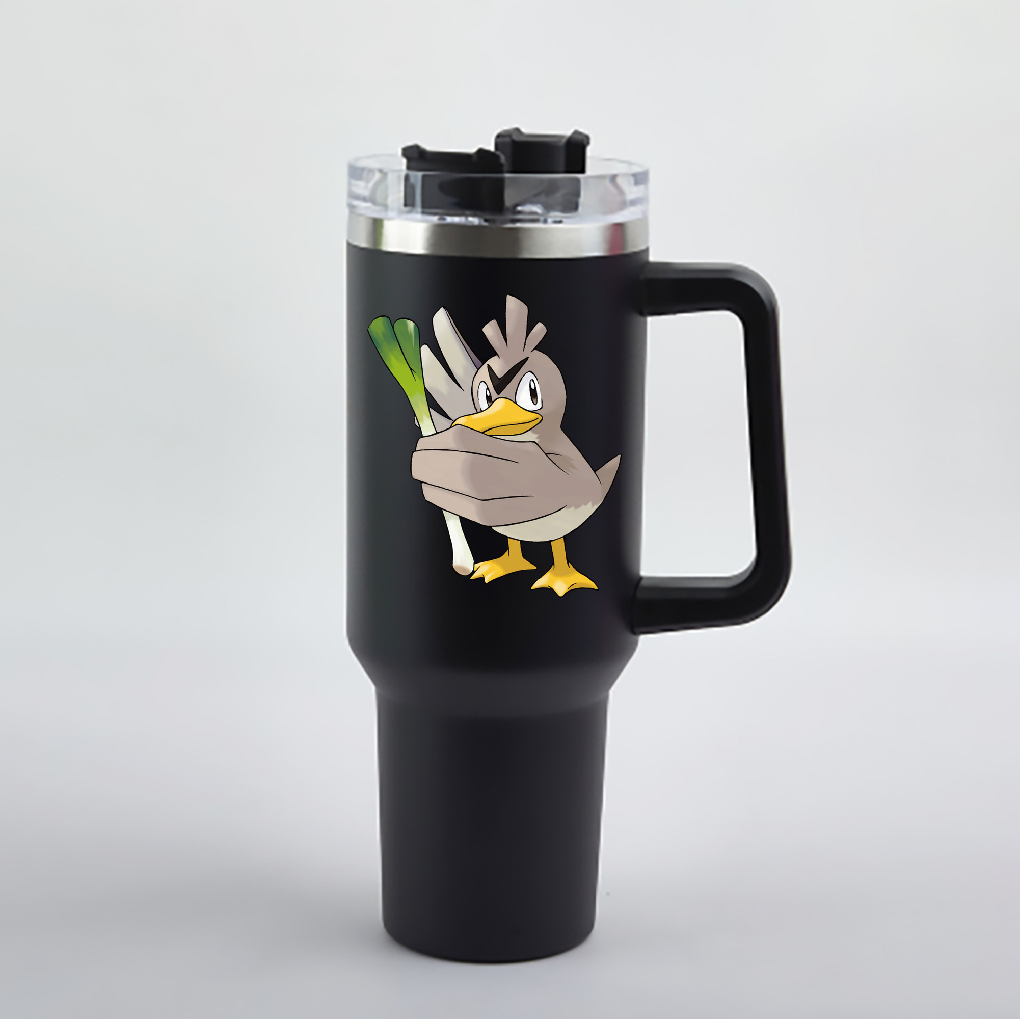 （画像用） ポケットモンスター Pokémon 1200mL車用タンブラー - クリスタルステッカー（プラスチックストロー付き）