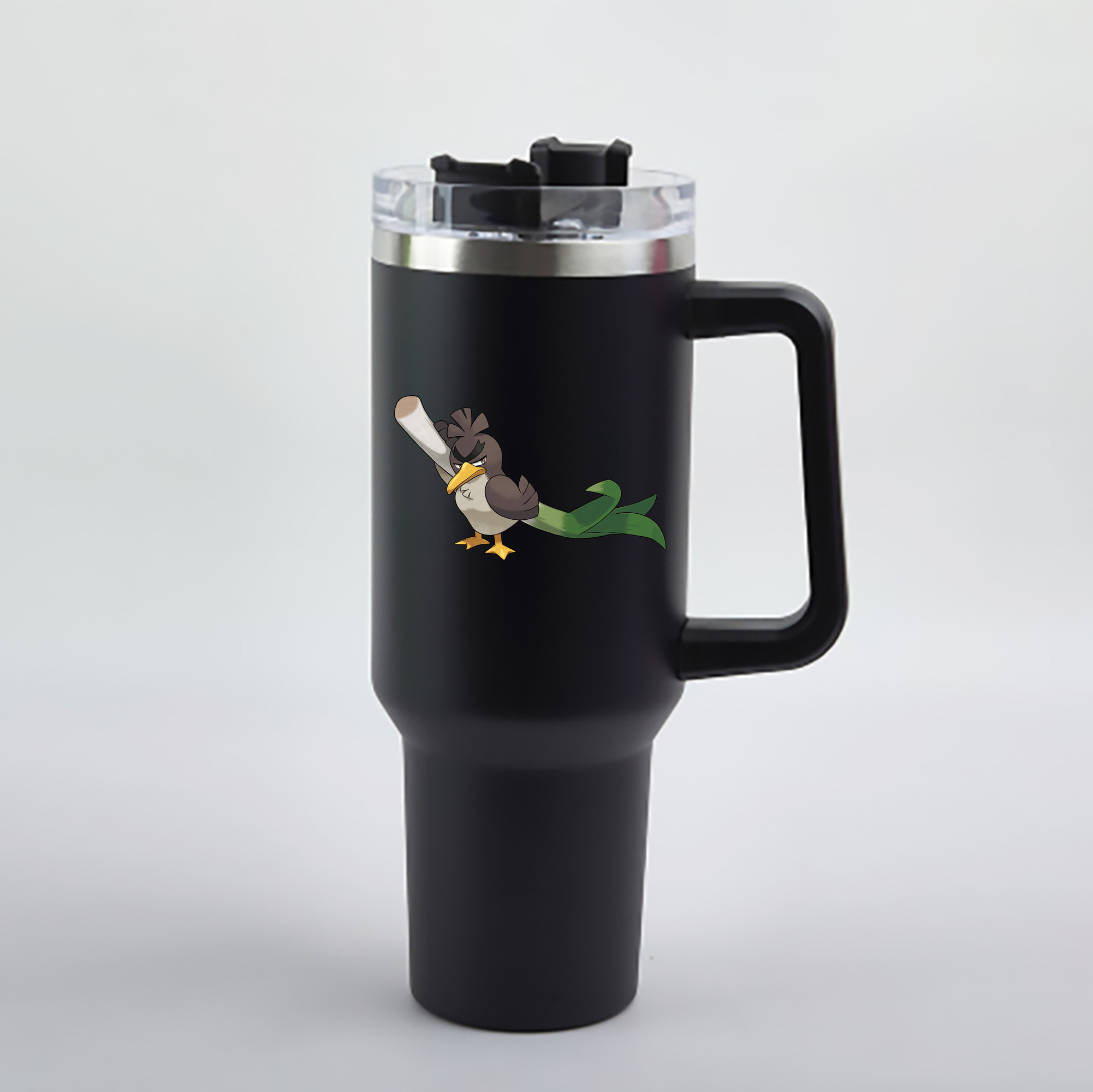 （画像用） ポケットモンスター Pokémon 1200mL車用タンブラー - クリスタルステッカー（プラスチックストロー付き）