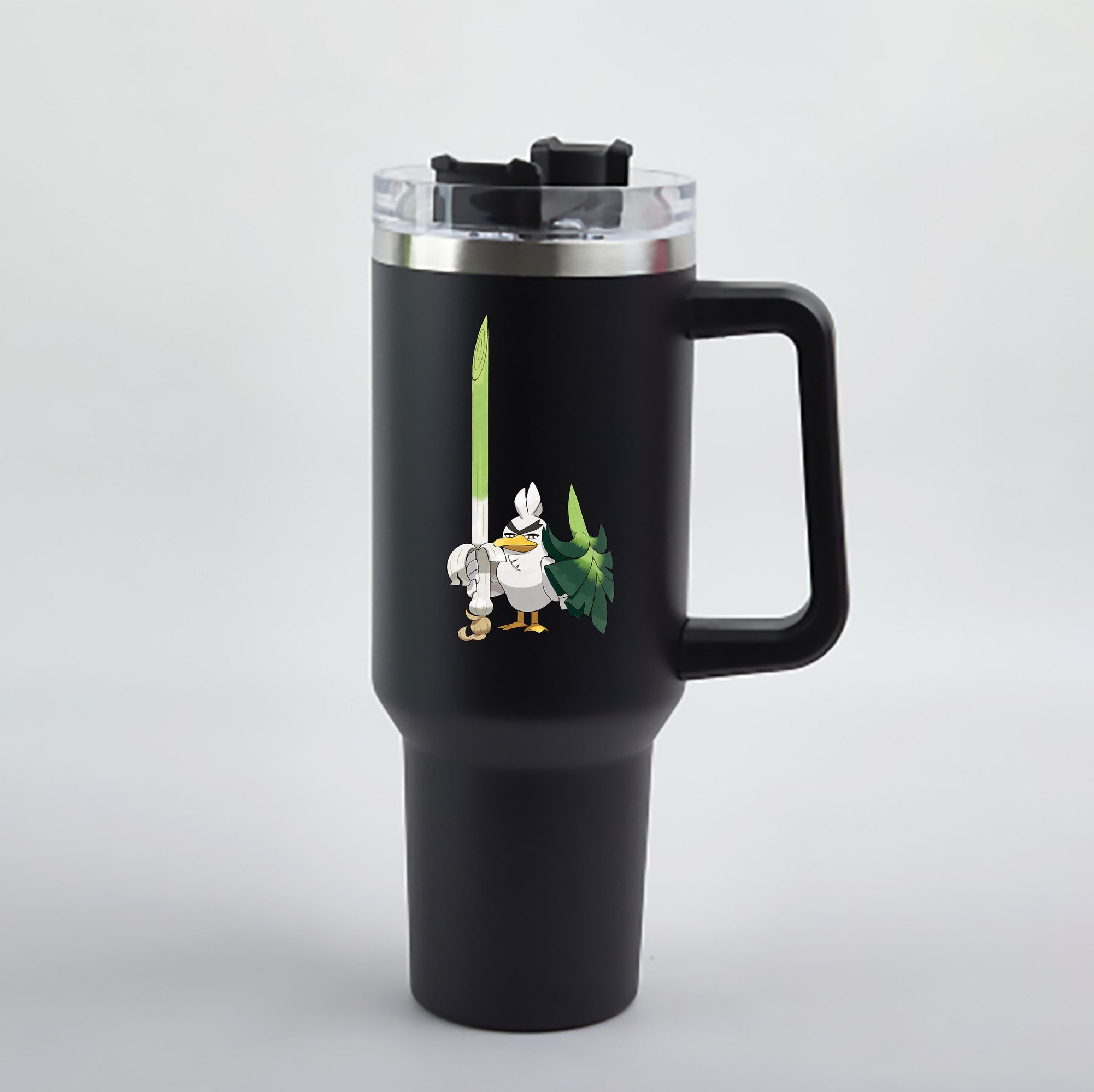 （画像用） ポケットモンスター Pokémon 1200mL車用タンブラー - クリスタルステッカー（プラスチックストロー付き）