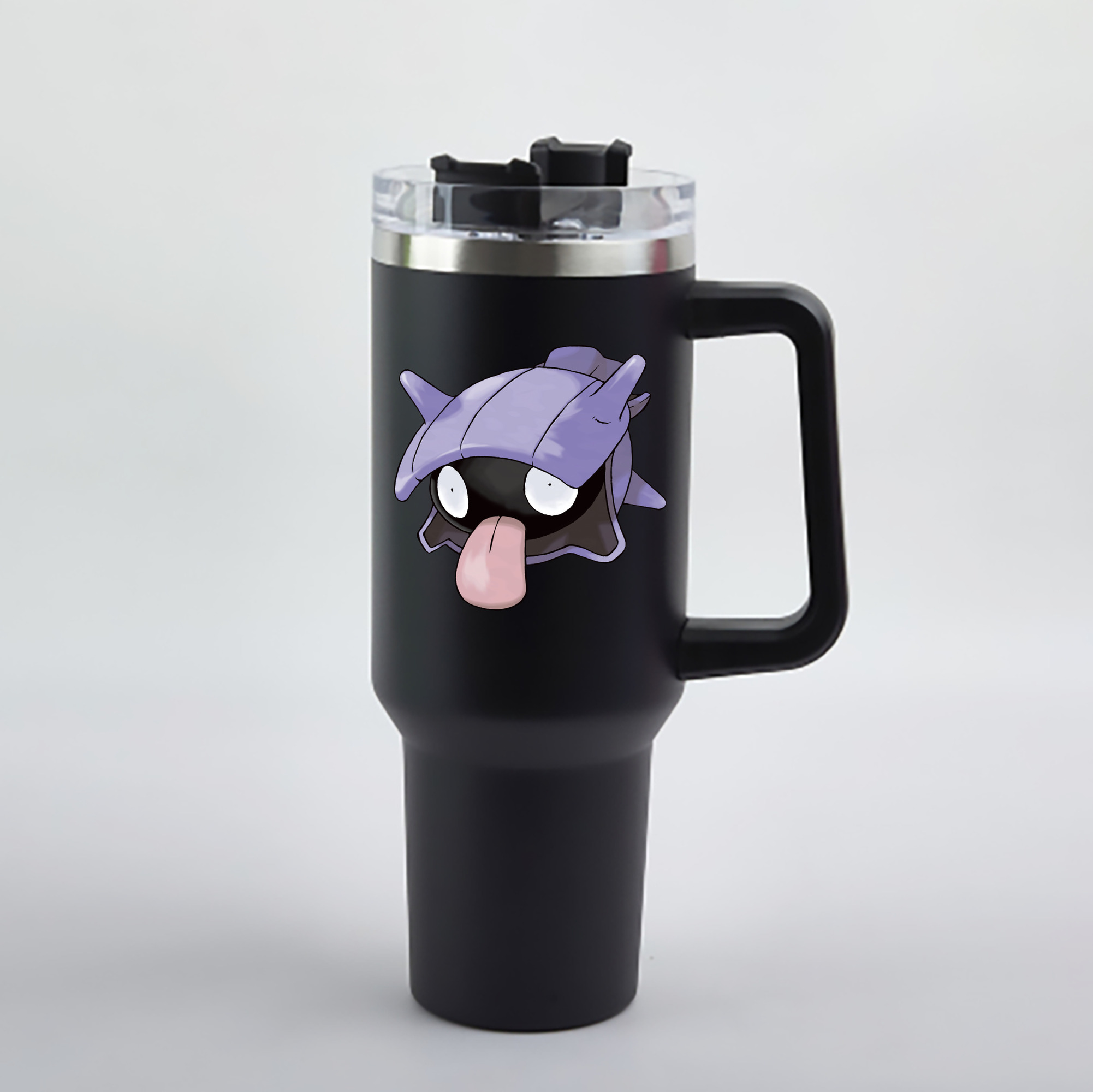 （画像用） ポケットモンスター Pokémon 1200mL車用タンブラー - クリスタルステッカー（プラスチックストロー付き）