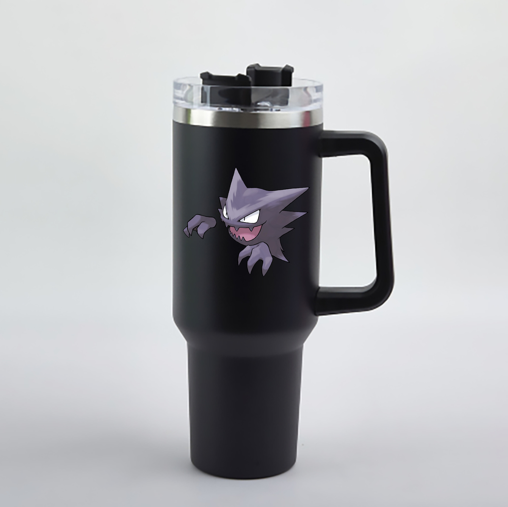 （画像用） ポケットモンスター Pokémon 1200mL車用タンブラー - クリスタルステッカー（プラスチックストロー付き）