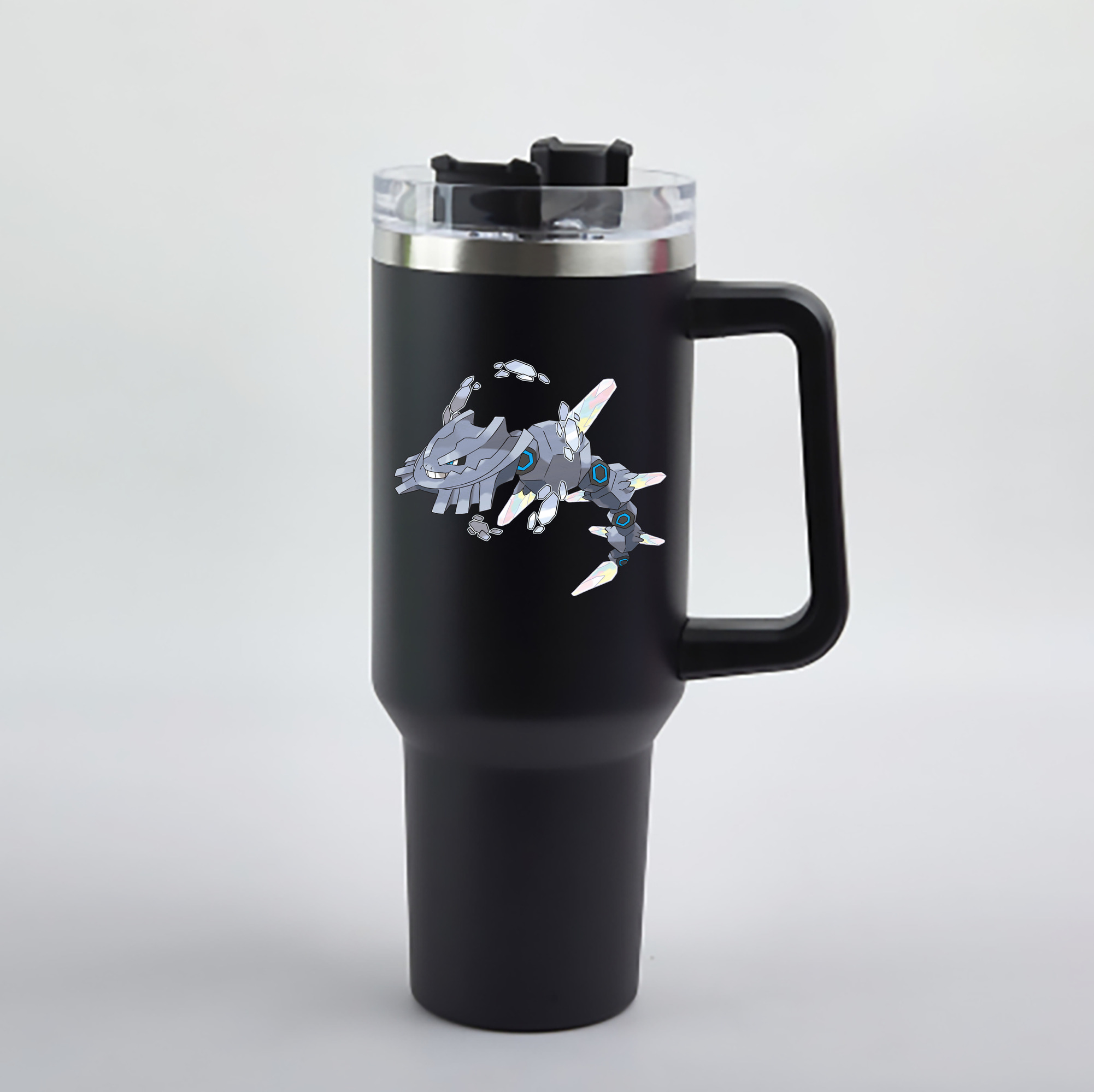 （画像用） ポケットモンスター Pokémon 1200mL車用タンブラー - クリスタルステッカー（プラスチックストロー付き）