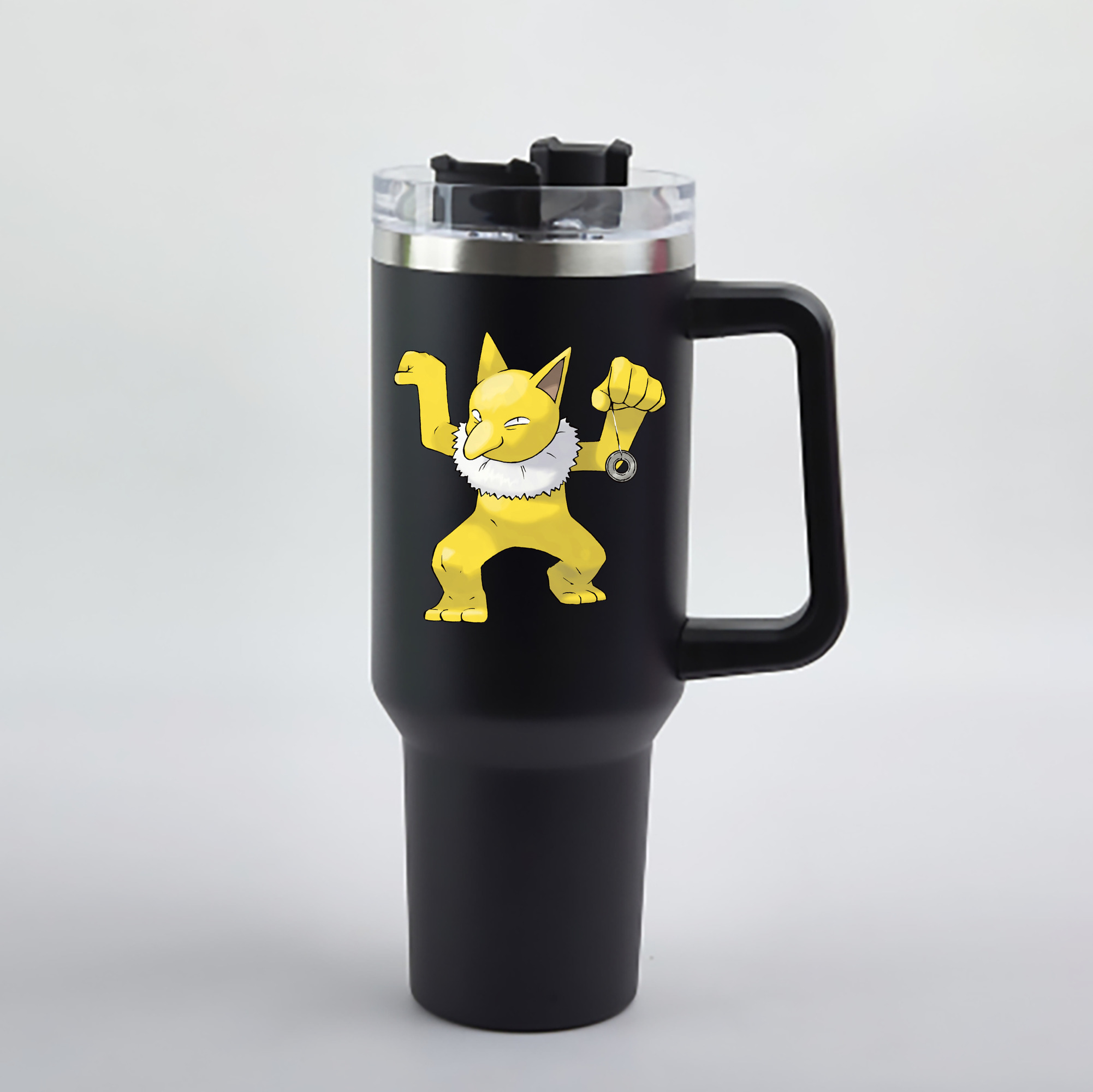 （画像用） ポケットモンスター Pokémon 1200mL車用タンブラー - クリスタルステッカー（プラスチックストロー付き）