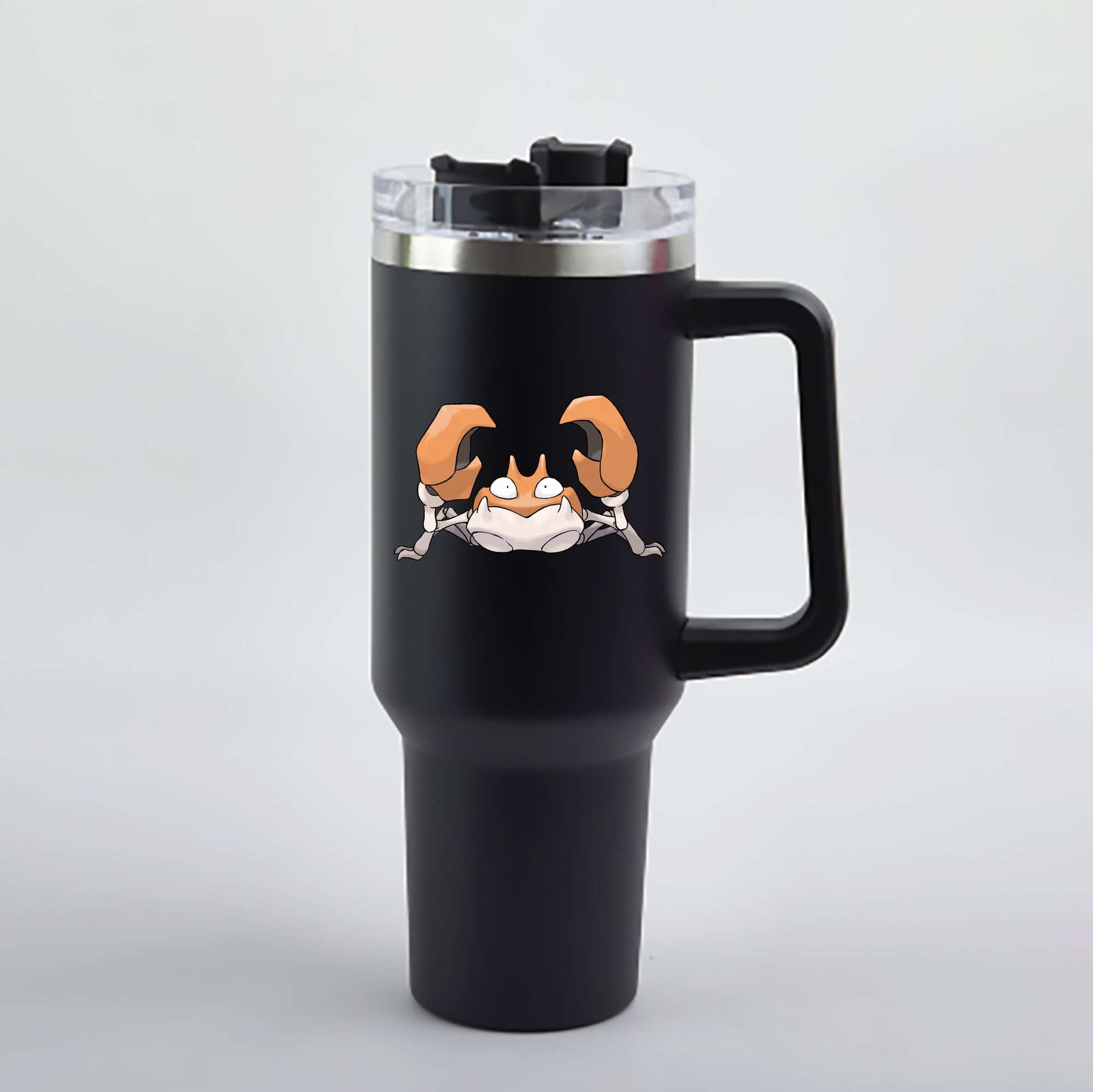 （画像用） ポケットモンスター Pokémon 1200mL車用タンブラー - クリスタルステッカー（プラスチックストロー付き）