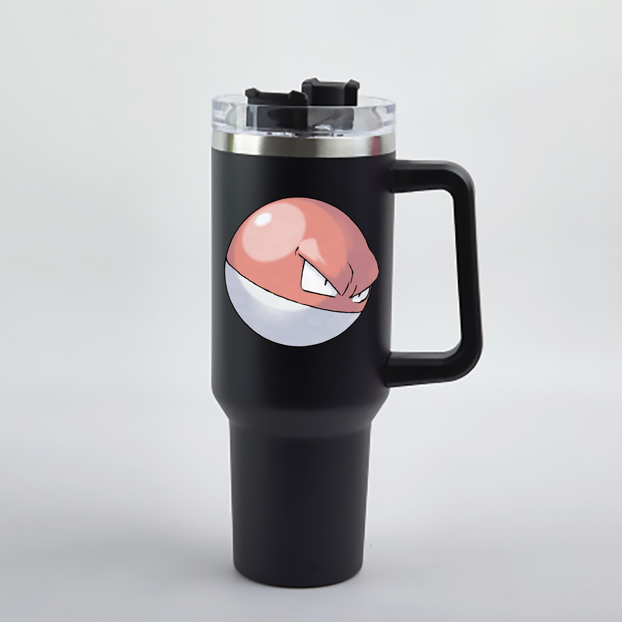（画像用） ポケットモンスター Pokémon 1200mL車用タンブラー - クリスタルステッカー（プラスチックストロー付き）