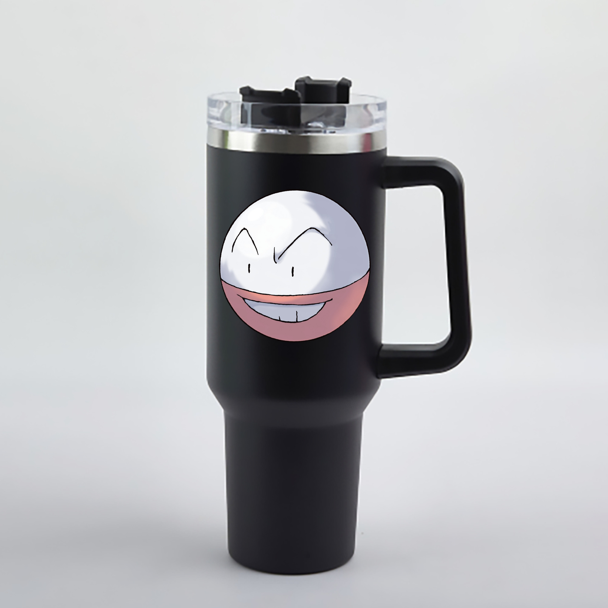（画像用） ポケットモンスター Pokémon 1200mL車用タンブラー - クリスタルステッカー（プラスチックストロー付き）