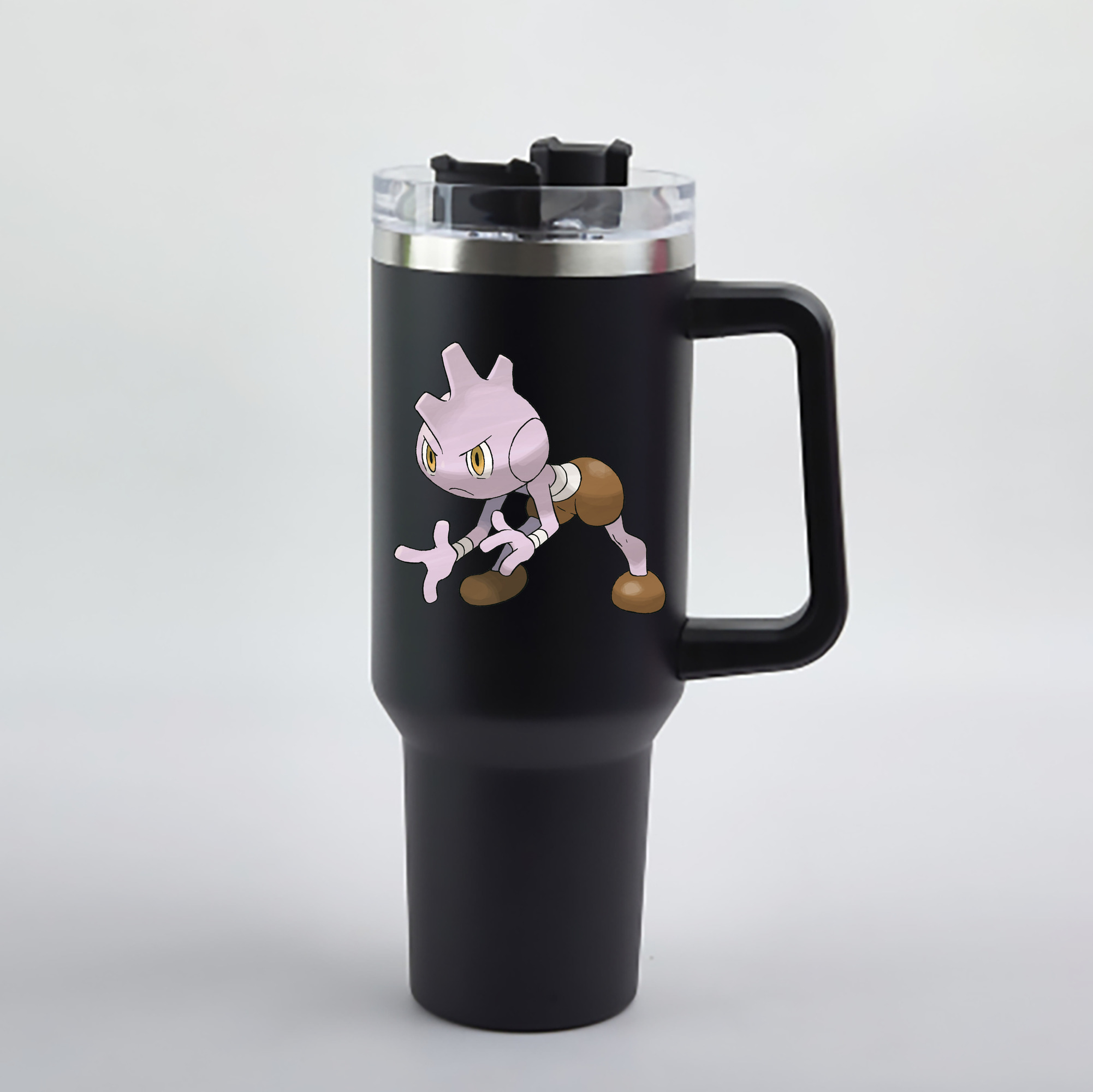 （画像用） ポケットモンスター Pokémon 1200mL車用タンブラー - クリスタルステッカー（プラスチックストロー付き）