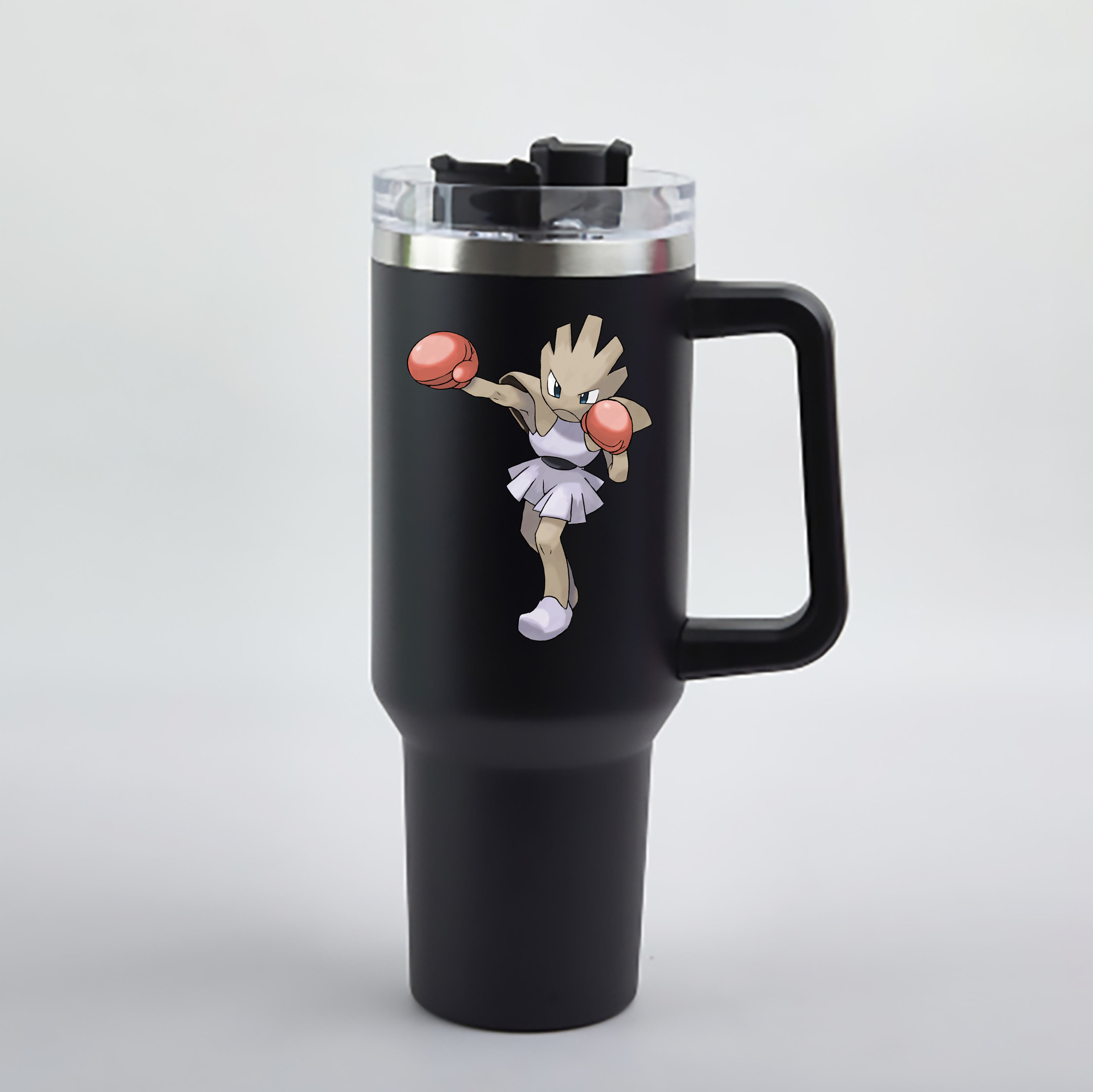 （画像用） ポケットモンスター Pokémon 1200mL車用タンブラー - クリスタルステッカー（プラスチックストロー付き）