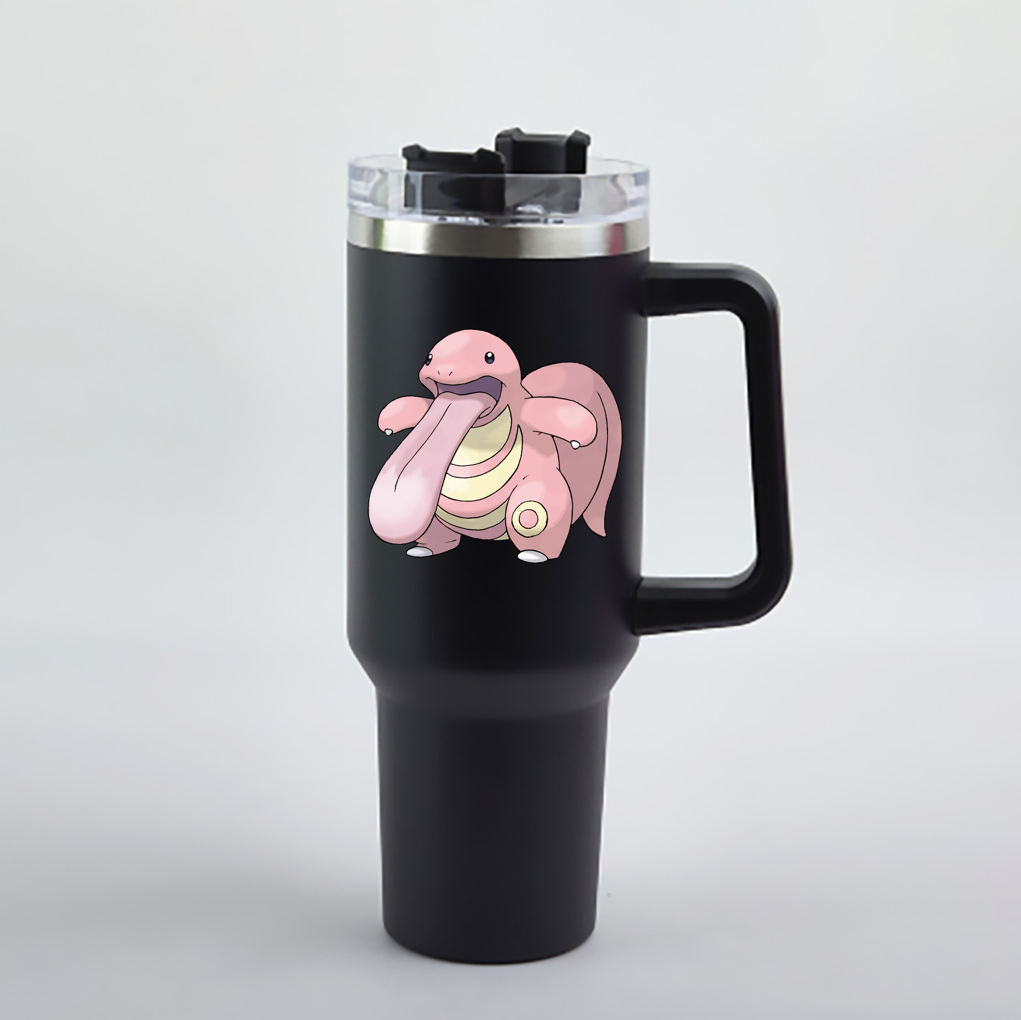 （画像用） ポケットモンスター Pokémon 1200mL車用タンブラー - クリスタルステッカー（プラスチックストロー付き）