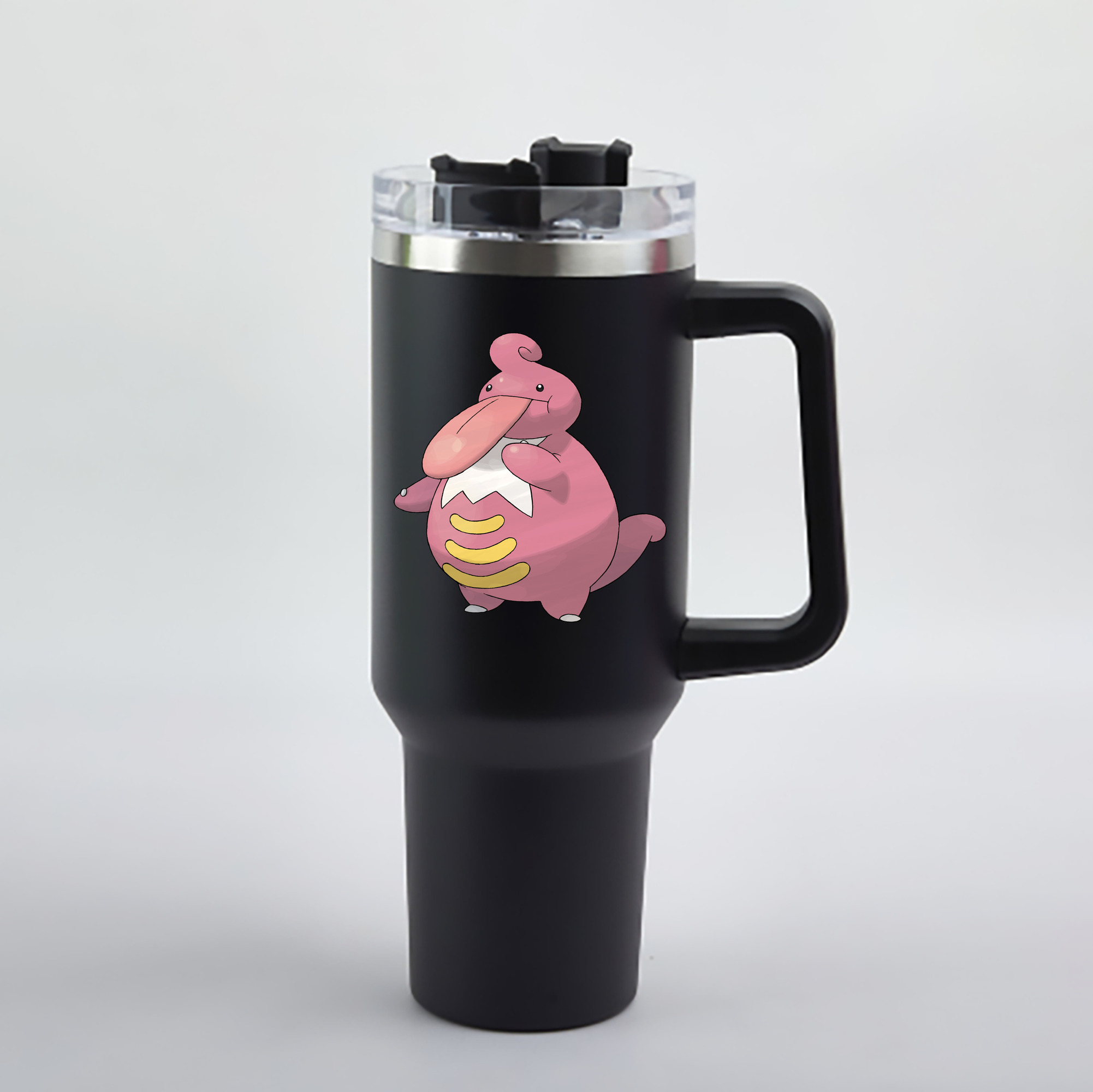 （画像用） ポケットモンスター Pokémon 1200mL車用タンブラー - クリスタルステッカー（プラスチックストロー付き）