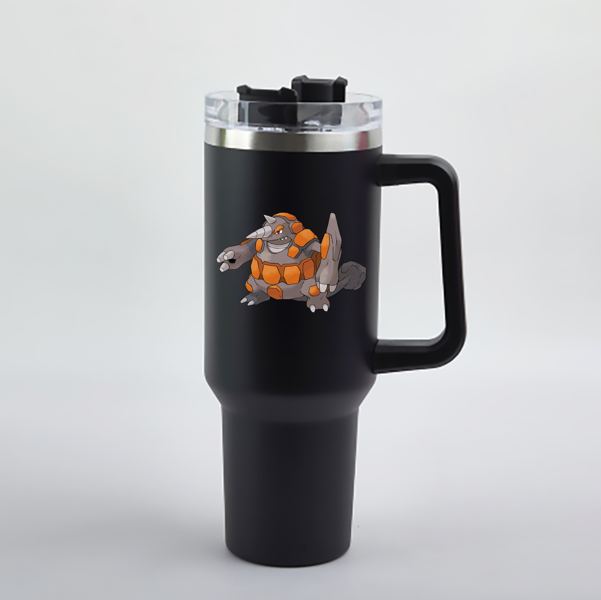 （画像用） ポケットモンスター Pokémon 1200mL車用タンブラー - クリスタルステッカー（プラスチックストロー付き）