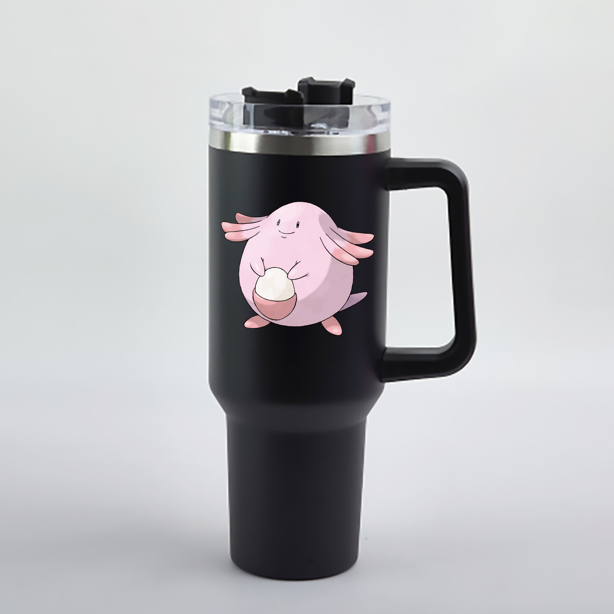 （画像用） ポケットモンスター Pokémon 1200mL車用タンブラー - クリスタルステッカー（プラスチックストロー付き）