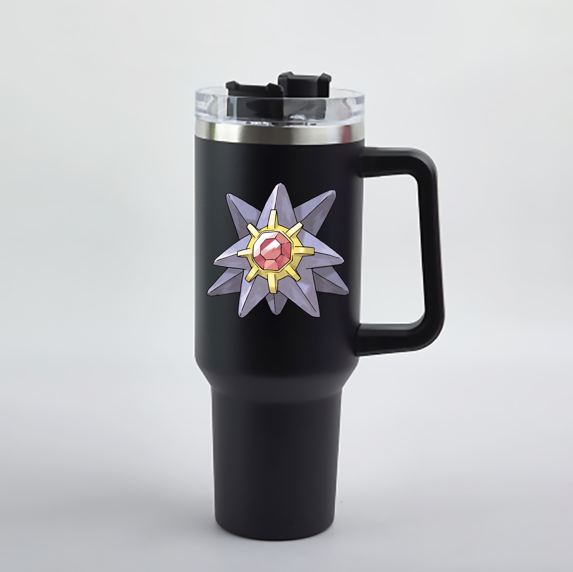 （画像用） ポケットモンスター Pokémon 1200mL車用タンブラー - クリスタルステッカー（プラスチックストロー付き）