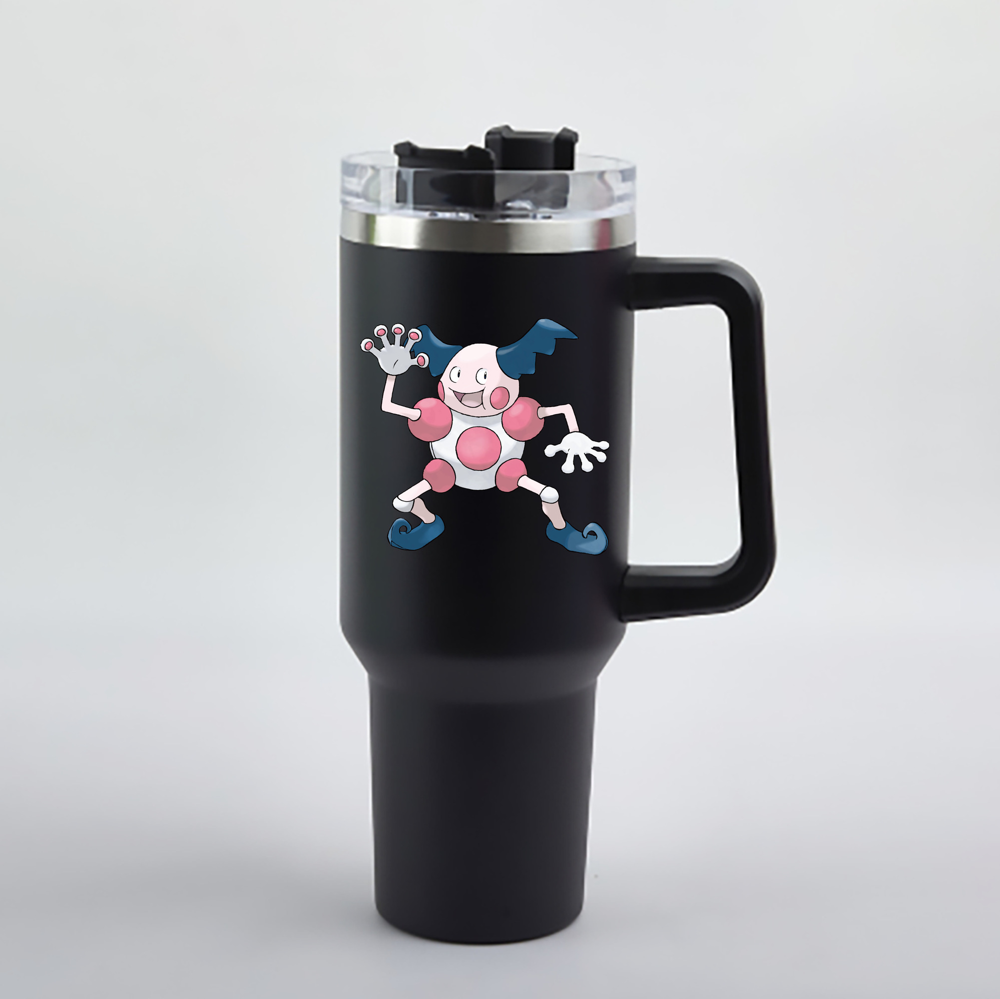 （画像用） ポケットモンスター Pokémon 1200mL車用タンブラー - クリスタルステッカー（プラスチックストロー付き）