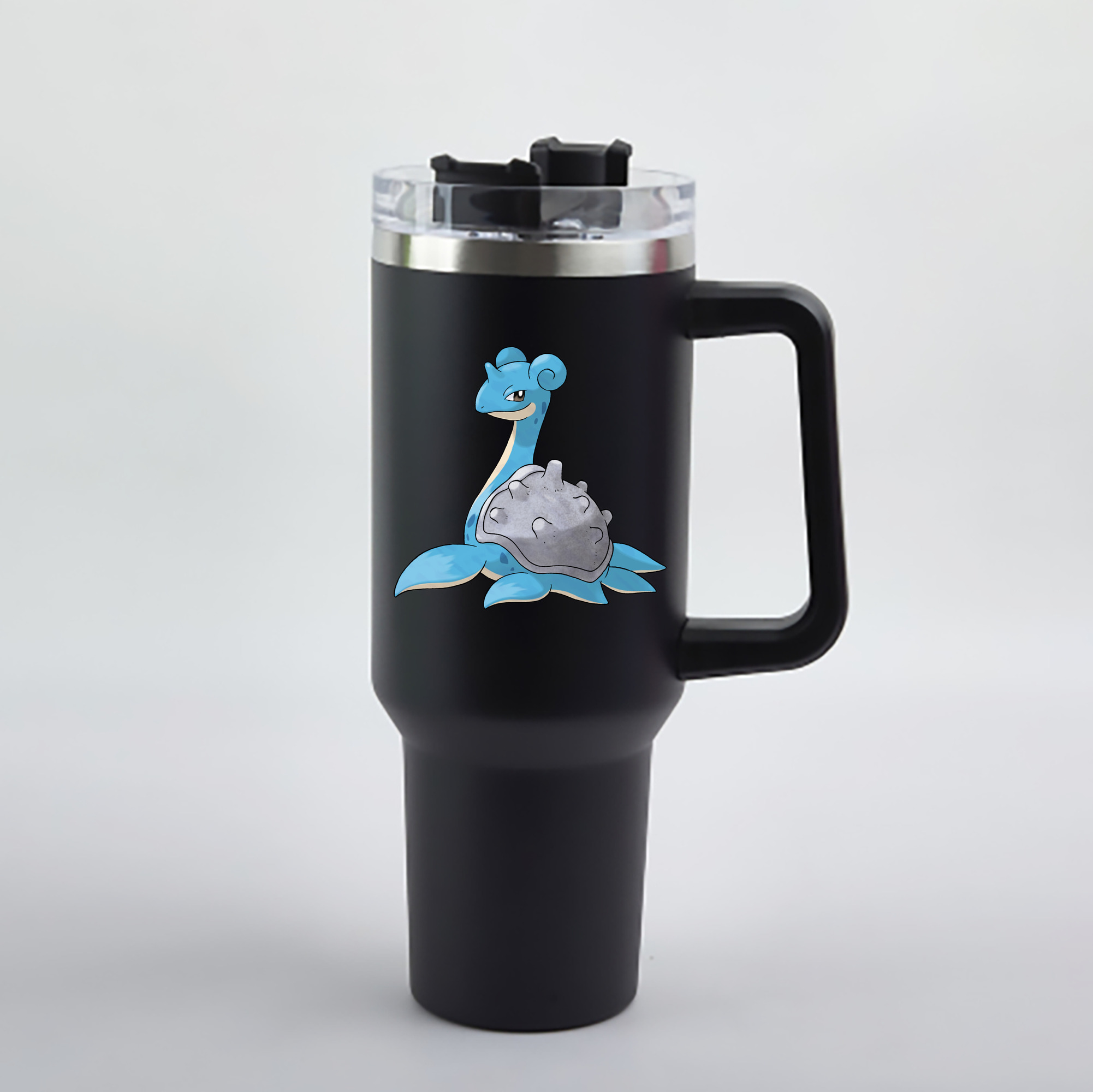 （画像用） ポケットモンスター Pokémon 1200mL車用タンブラー - クリスタルステッカー（プラスチックストロー付き）