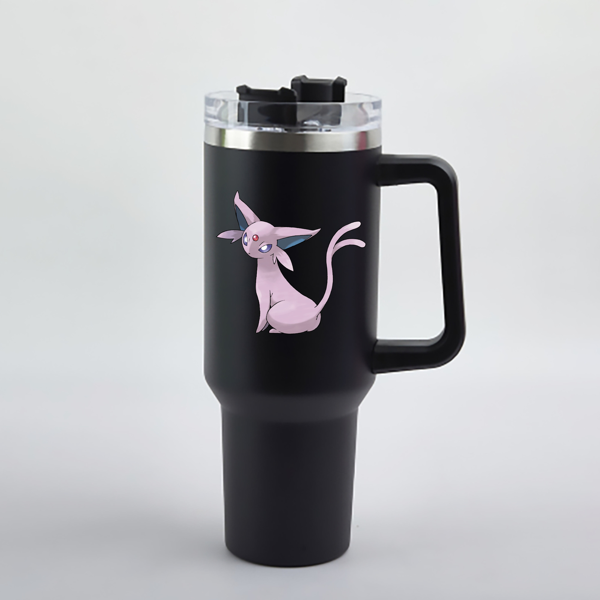 （画像用） ポケットモンスター Pokémon 1200mL車用タンブラー - クリスタルステッカー（プラスチックストロー付き）