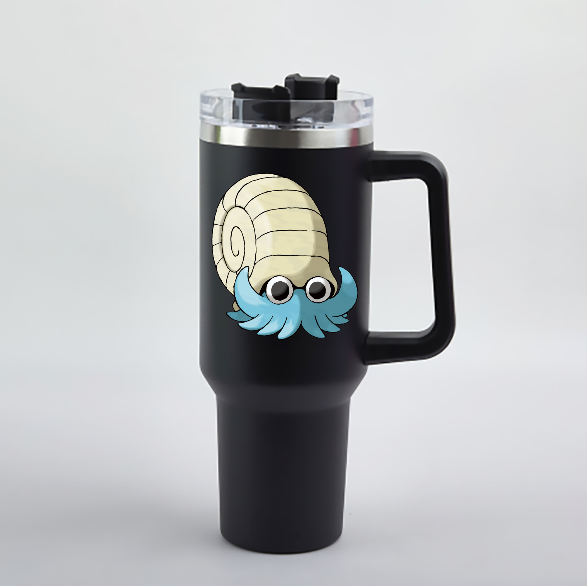 （画像用） ポケットモンスター Pokémon 1200mL車用タンブラー - クリスタルステッカー（プラスチックストロー付き）