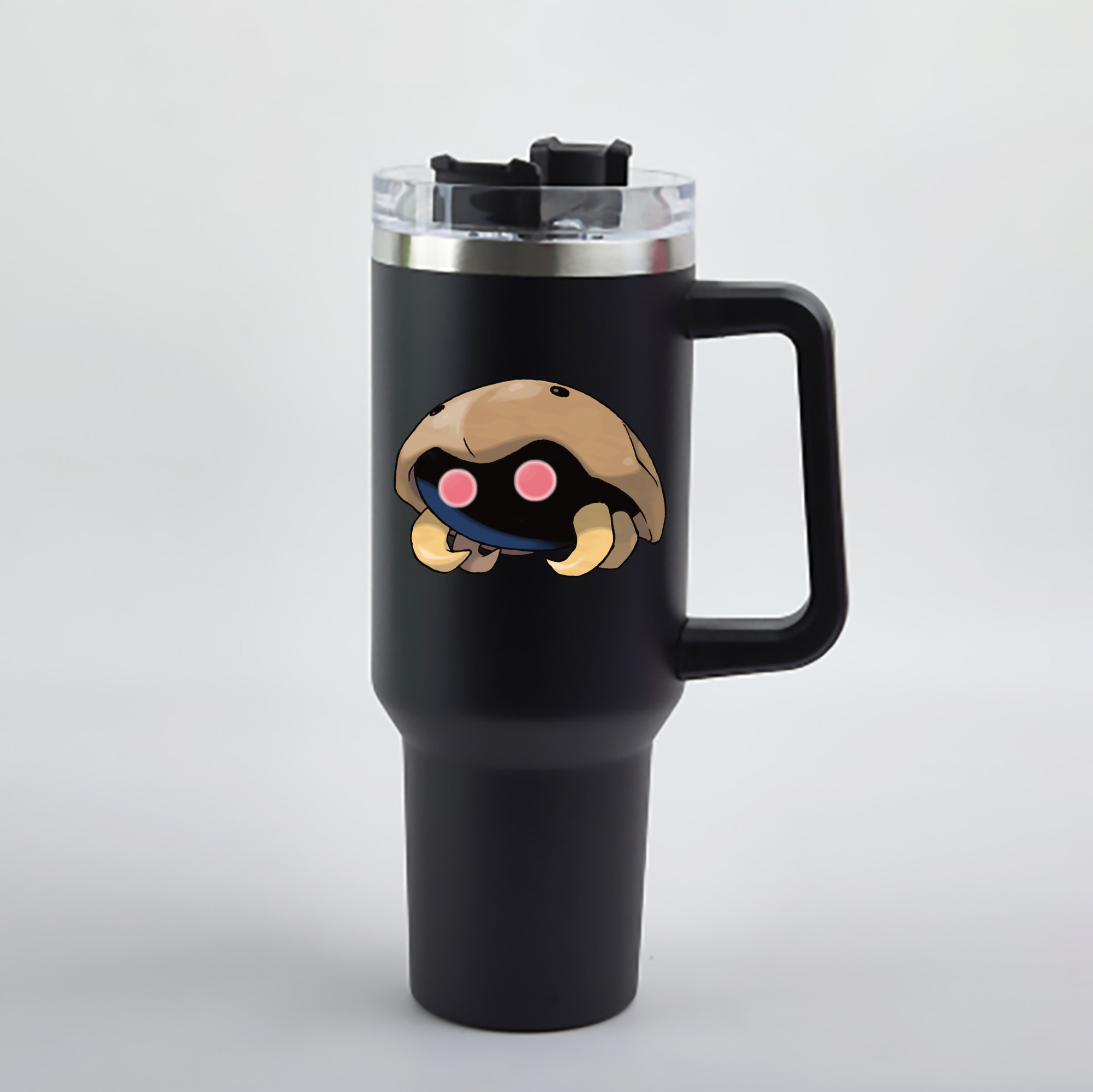 （画像用） ポケットモンスター Pokémon 1200mL車用タンブラー - クリスタルステッカー（プラスチックストロー付き）