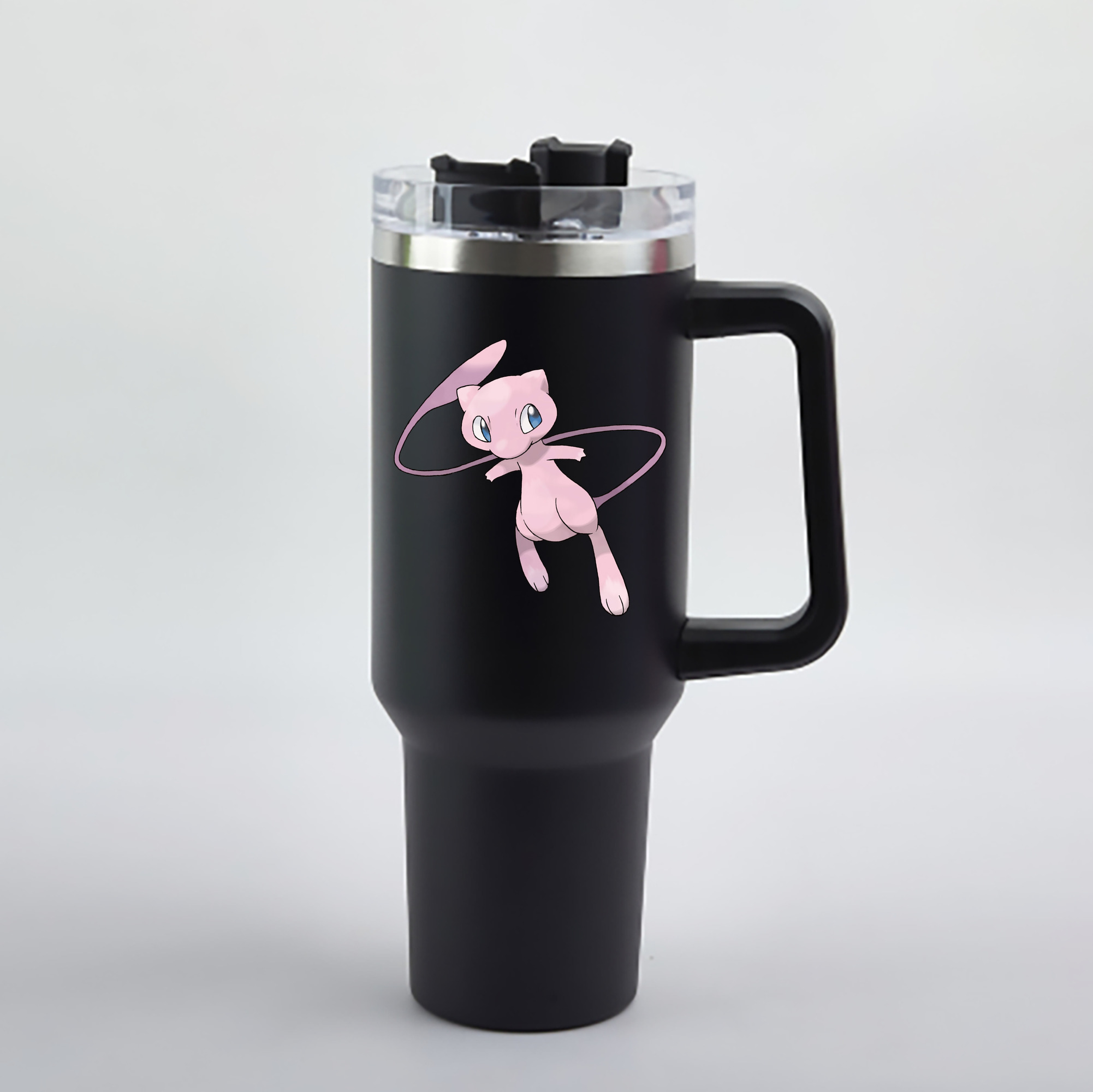（画像用） ポケットモンスター Pokémon 1200mL車用タンブラー - クリスタルステッカー（プラスチックストロー付き）