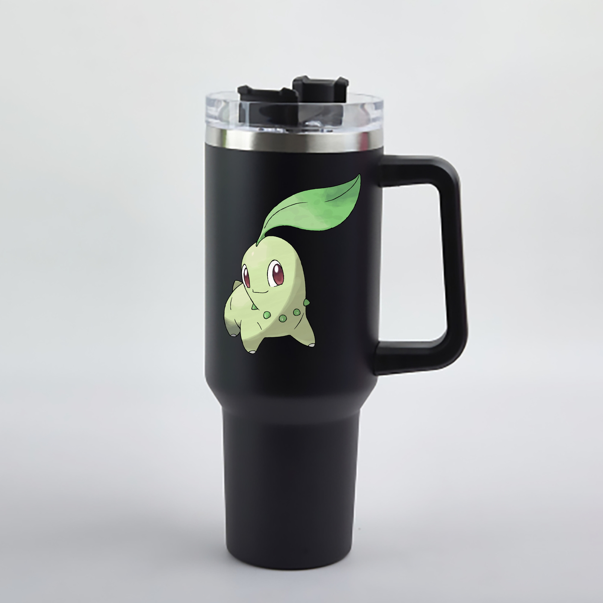 （画像用） ポケットモンスター Pokémon 1200mL車用タンブラー - クリスタルステッカー（プラスチックストロー付き）