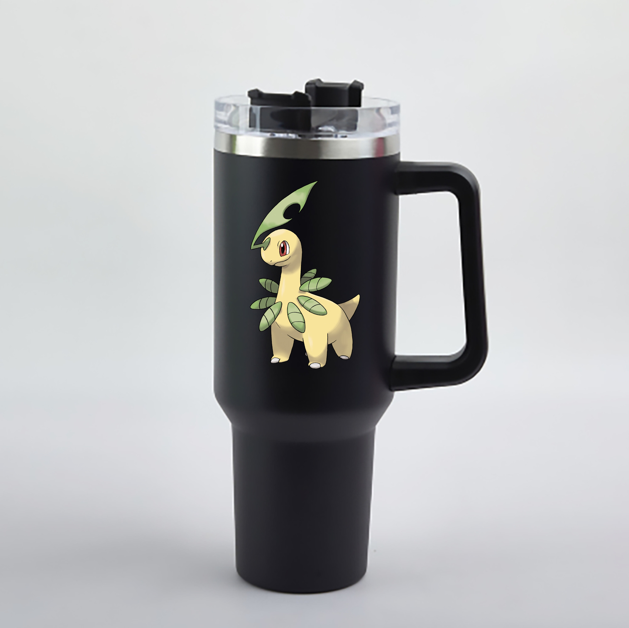 （画像用） ポケットモンスター Pokémon 1200mL車用タンブラー - クリスタルステッカー（プラスチックストロー付き）