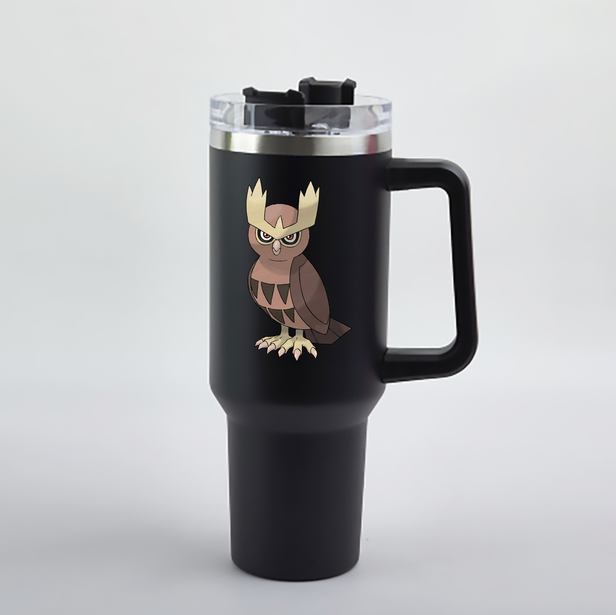 （画像用） ポケットモンスター Pokémon 1200mL車用タンブラー - クリスタルステッカー（プラスチックストロー付き）