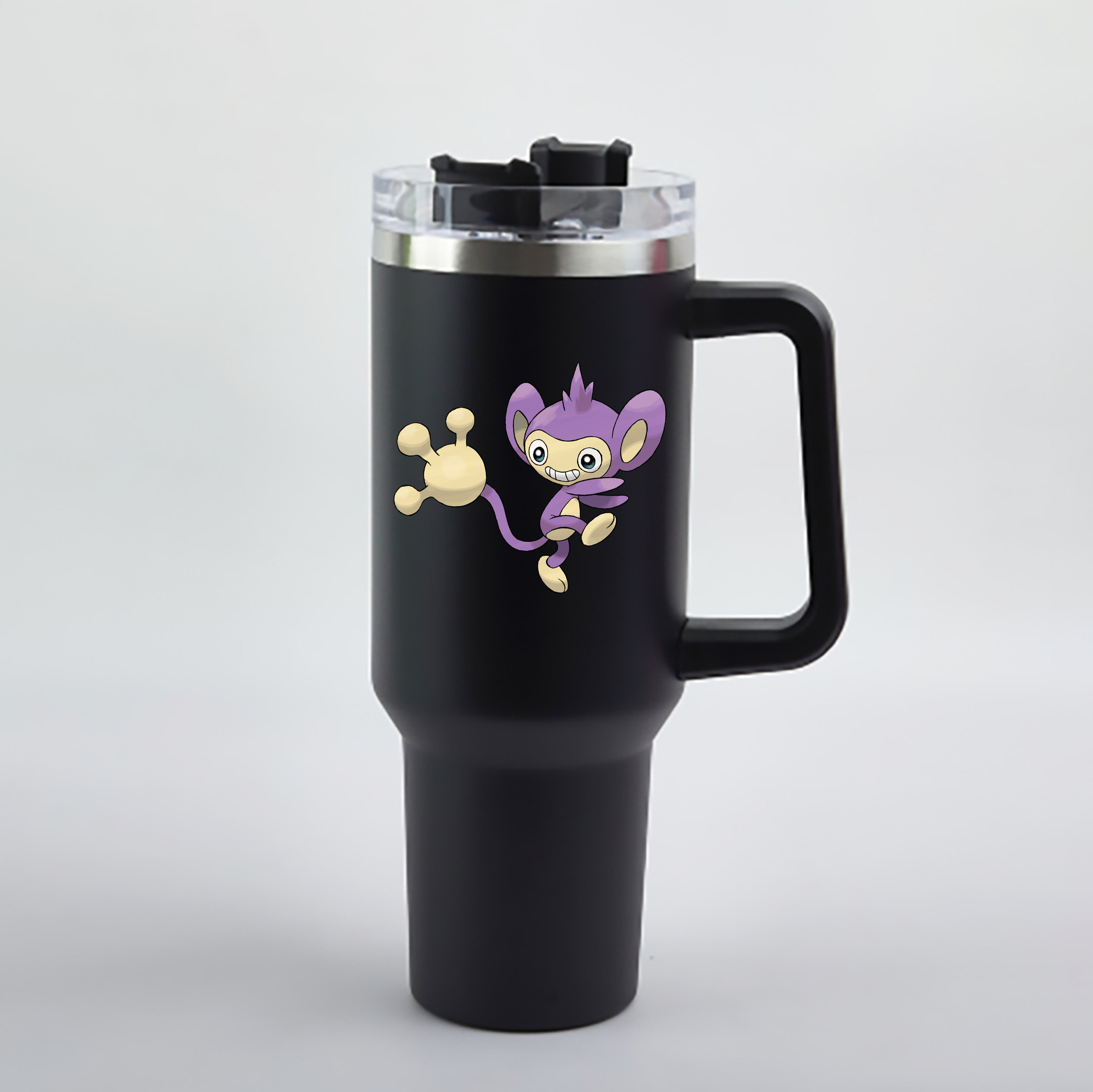 （画像用） ポケットモンスター Pokémon 1200mL車用タンブラー - クリスタルステッカー（プラスチックストロー付き）