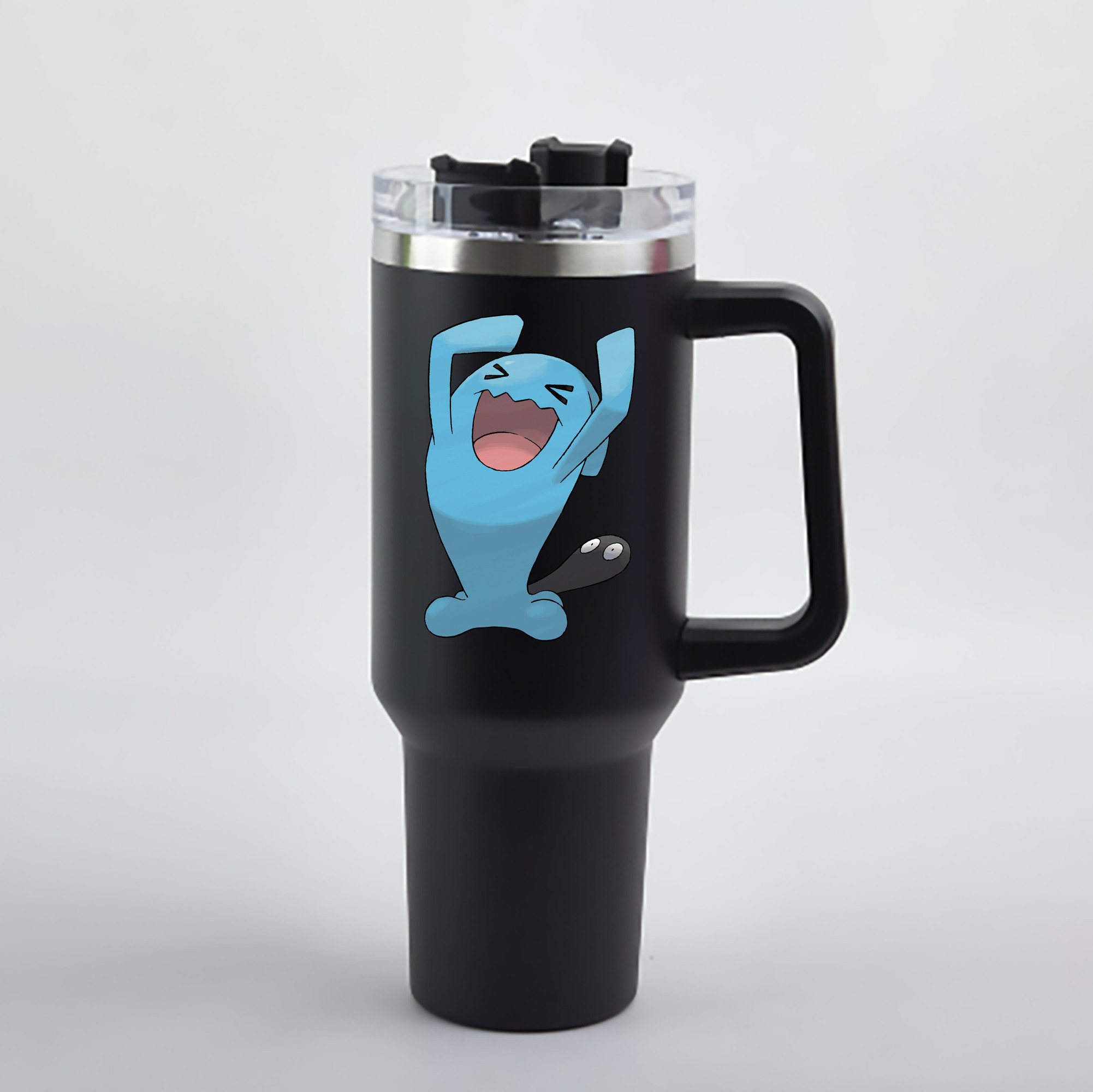 （画像用） ポケットモンスター Pokémon 1200mL車用タンブラー - クリスタルステッカー（プラスチックストロー付き）