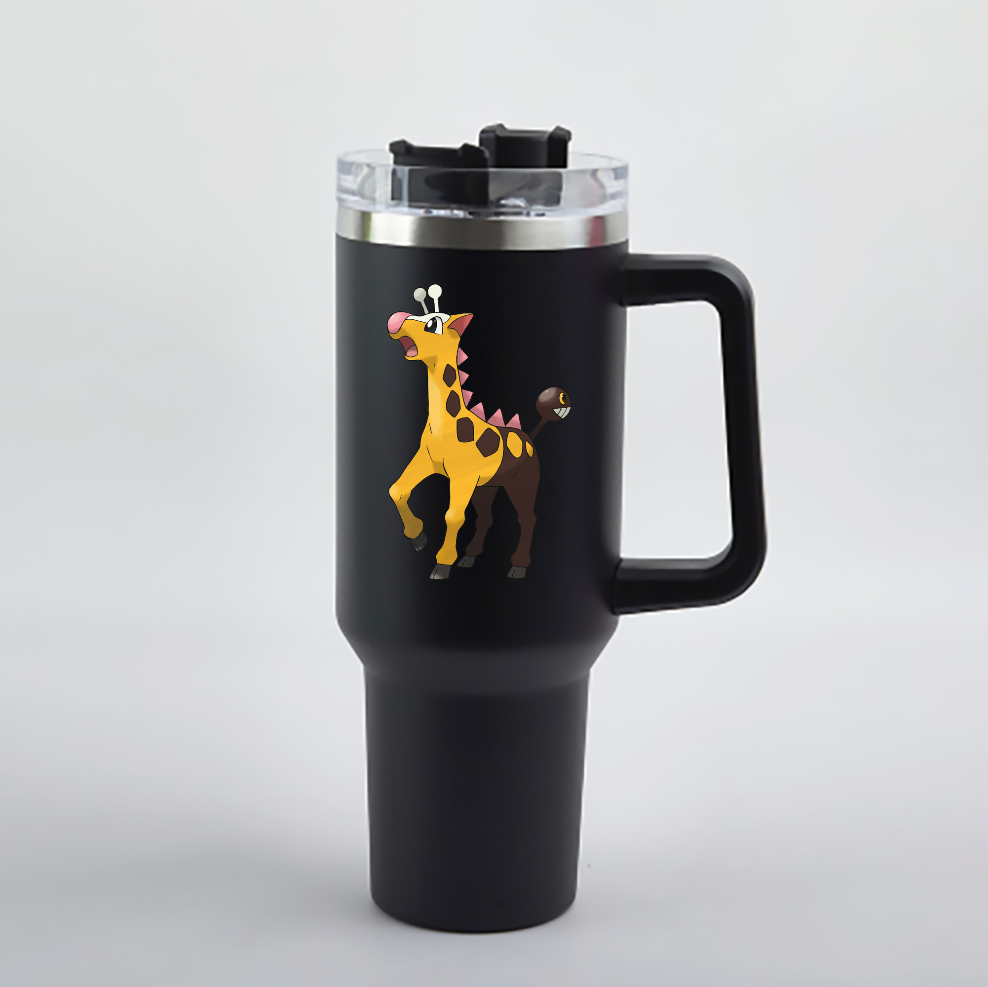 （画像用） ポケットモンスター Pokémon 1200mL車用タンブラー - クリスタルステッカー（プラスチックストロー付き）