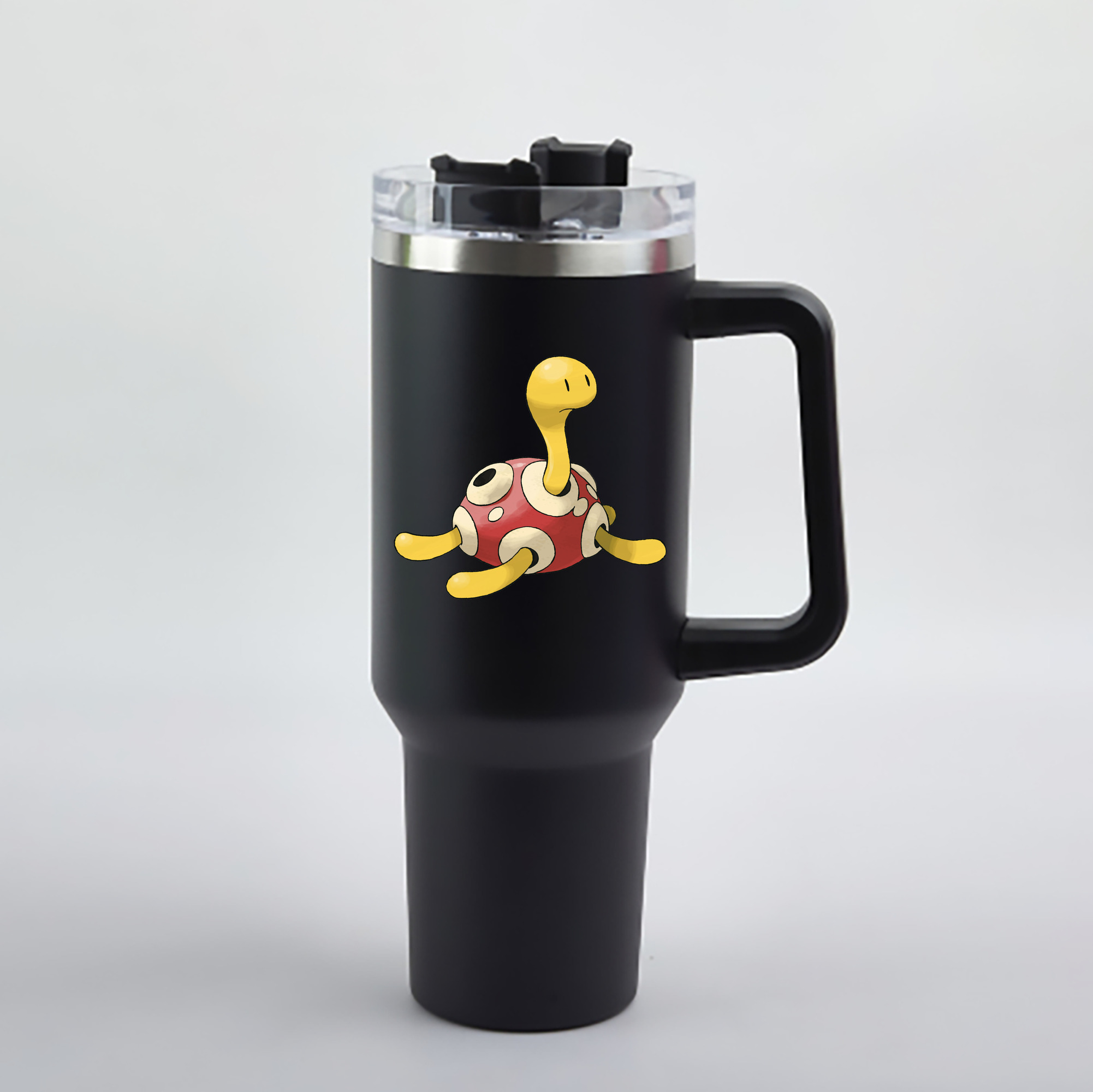 （画像用） ポケットモンスター Pokémon 1200mL車用タンブラー - クリスタルステッカー（プラスチックストロー付き）
