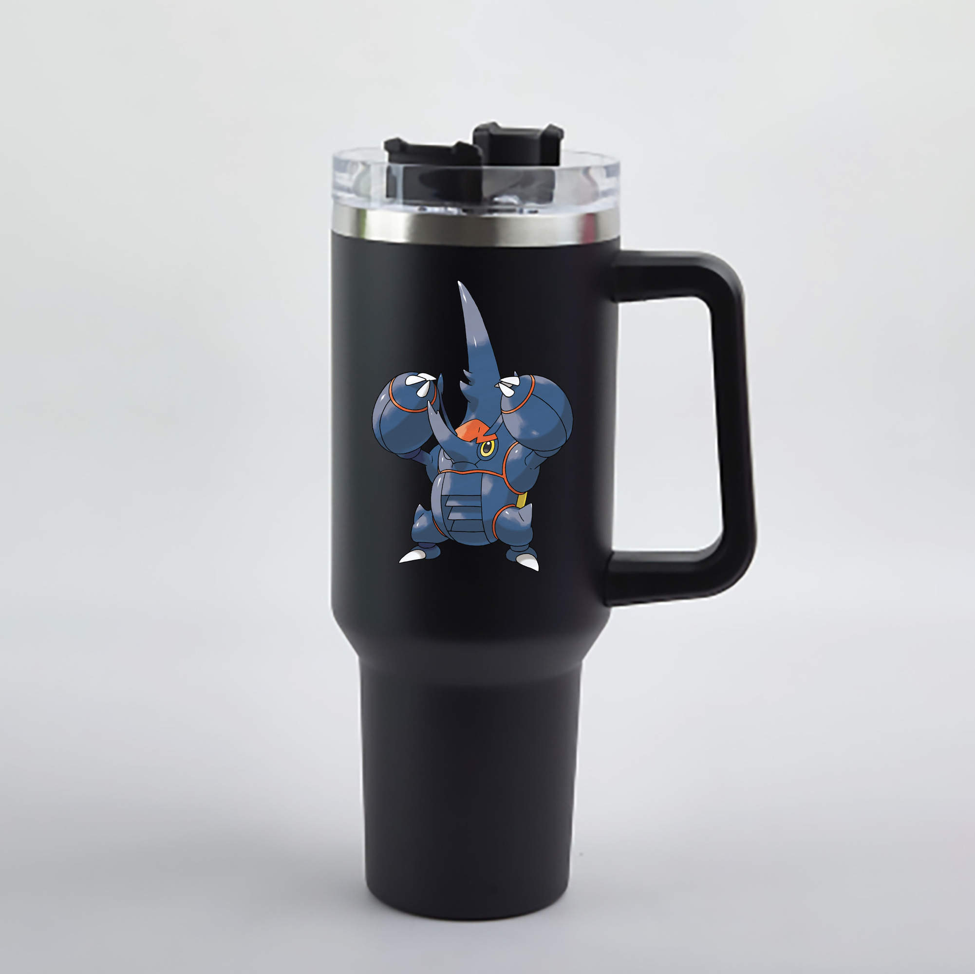 （画像用） ポケットモンスター Pokémon 1200mL車用タンブラー - クリスタルステッカー（プラスチックストロー付き）