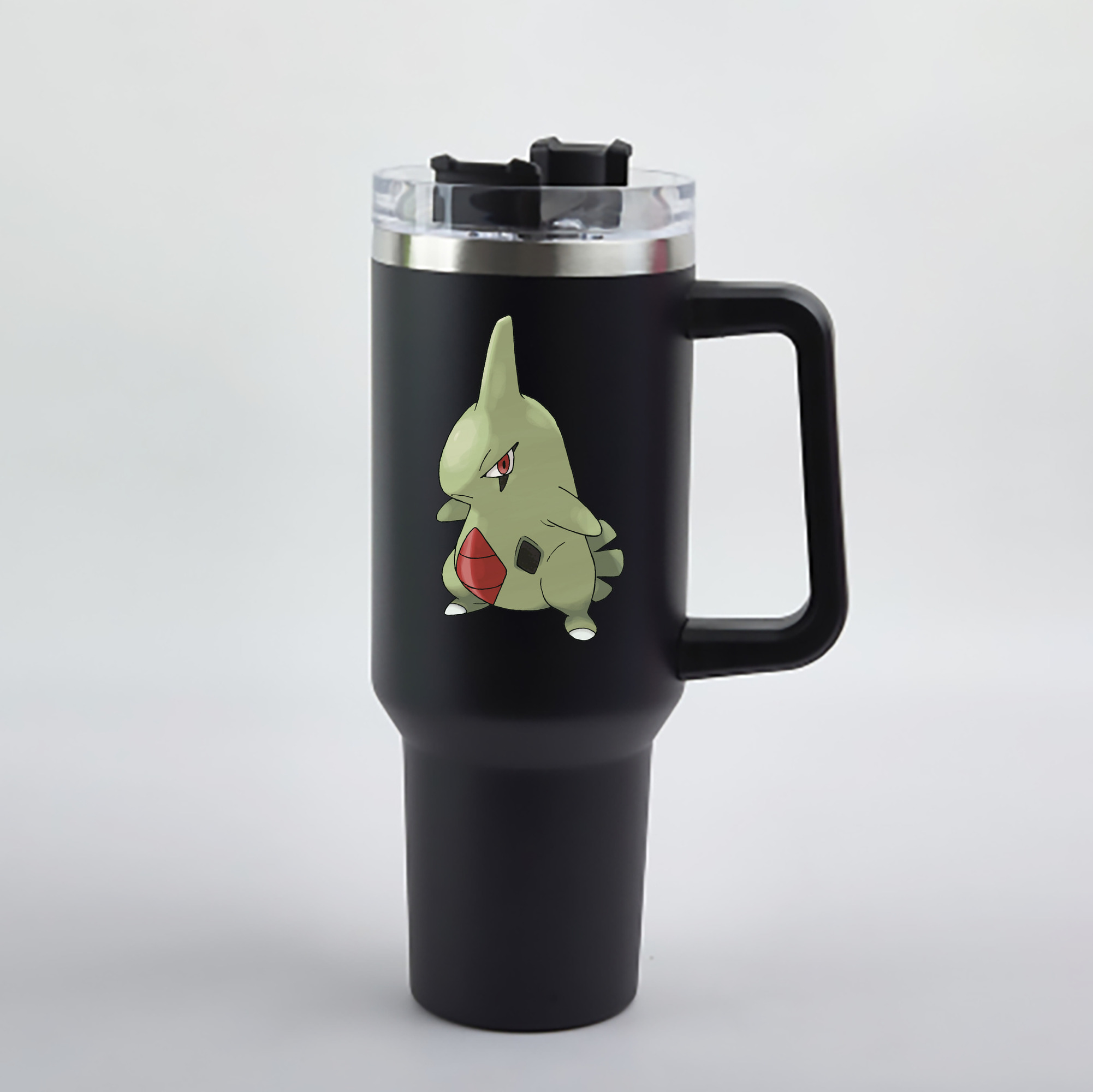 （画像用） ポケットモンスター Pokémon 1200mL車用タンブラー - クリスタルステッカー（プラスチックストロー付き）