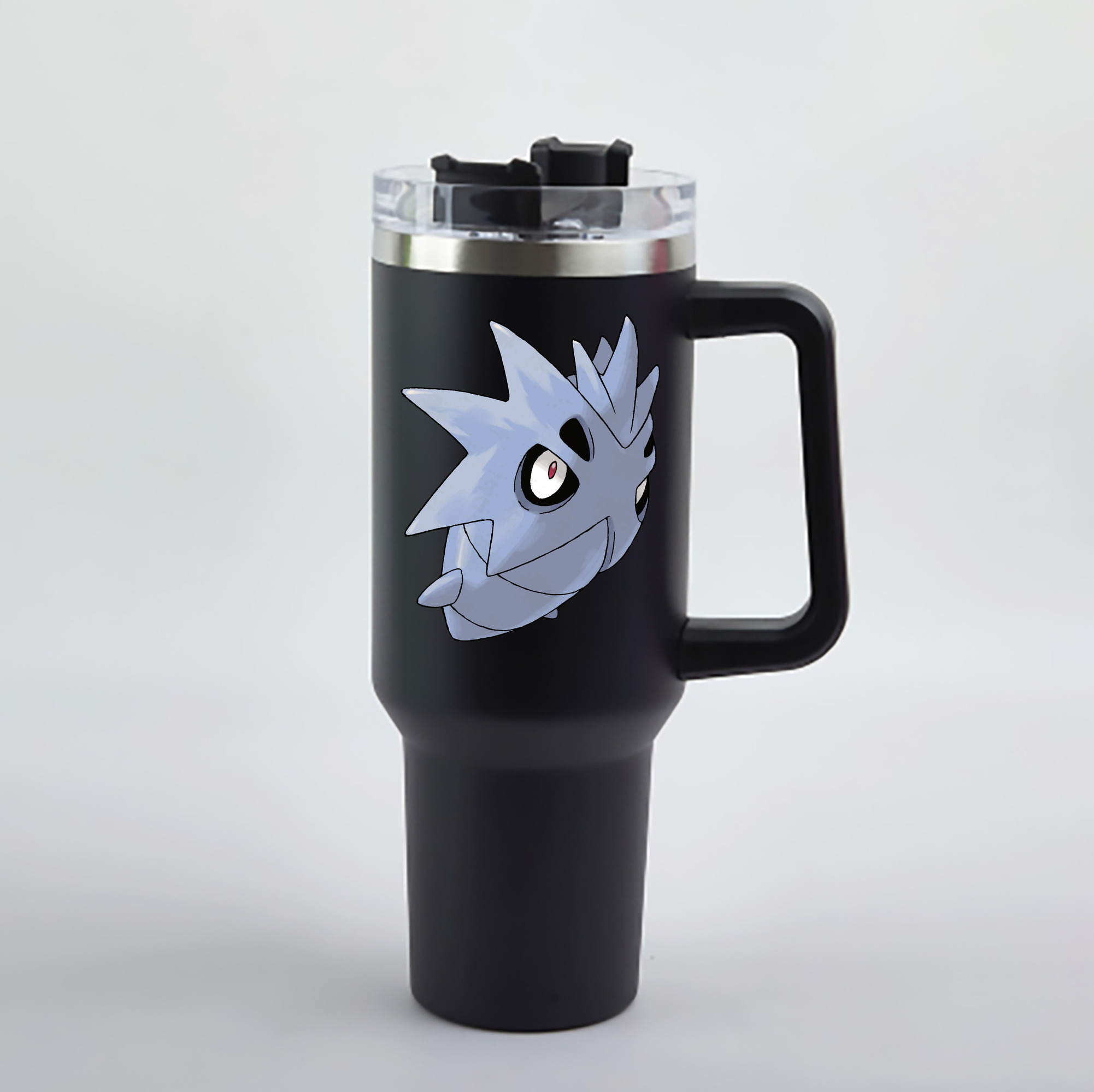 （画像用） ポケットモンスター Pokémon 1200mL車用タンブラー - クリスタルステッカー（プラスチックストロー付き）