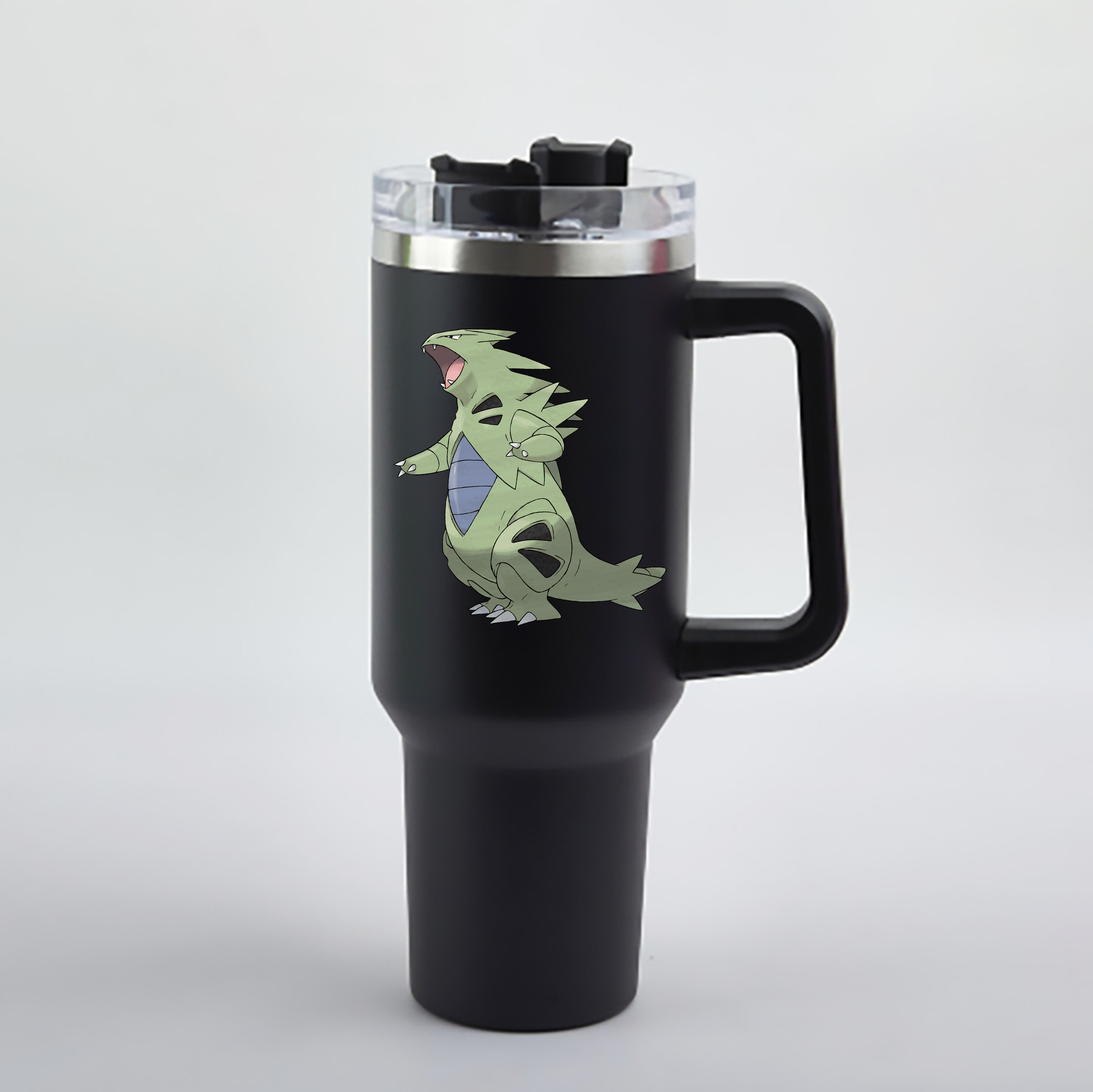 （画像用） ポケットモンスター Pokémon 1200mL車用タンブラー - クリスタルステッカー（プラスチックストロー付き）