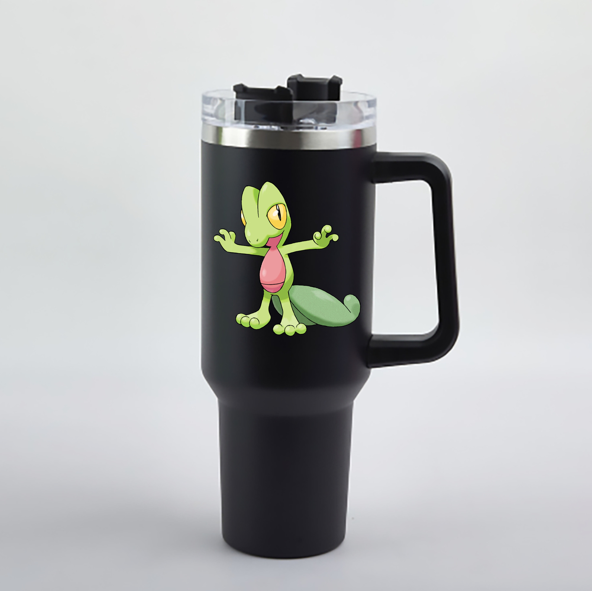 （画像用） ポケットモンスター Pokémon 1200mL車用タンブラー - クリスタルステッカー（プラスチックストロー付き）