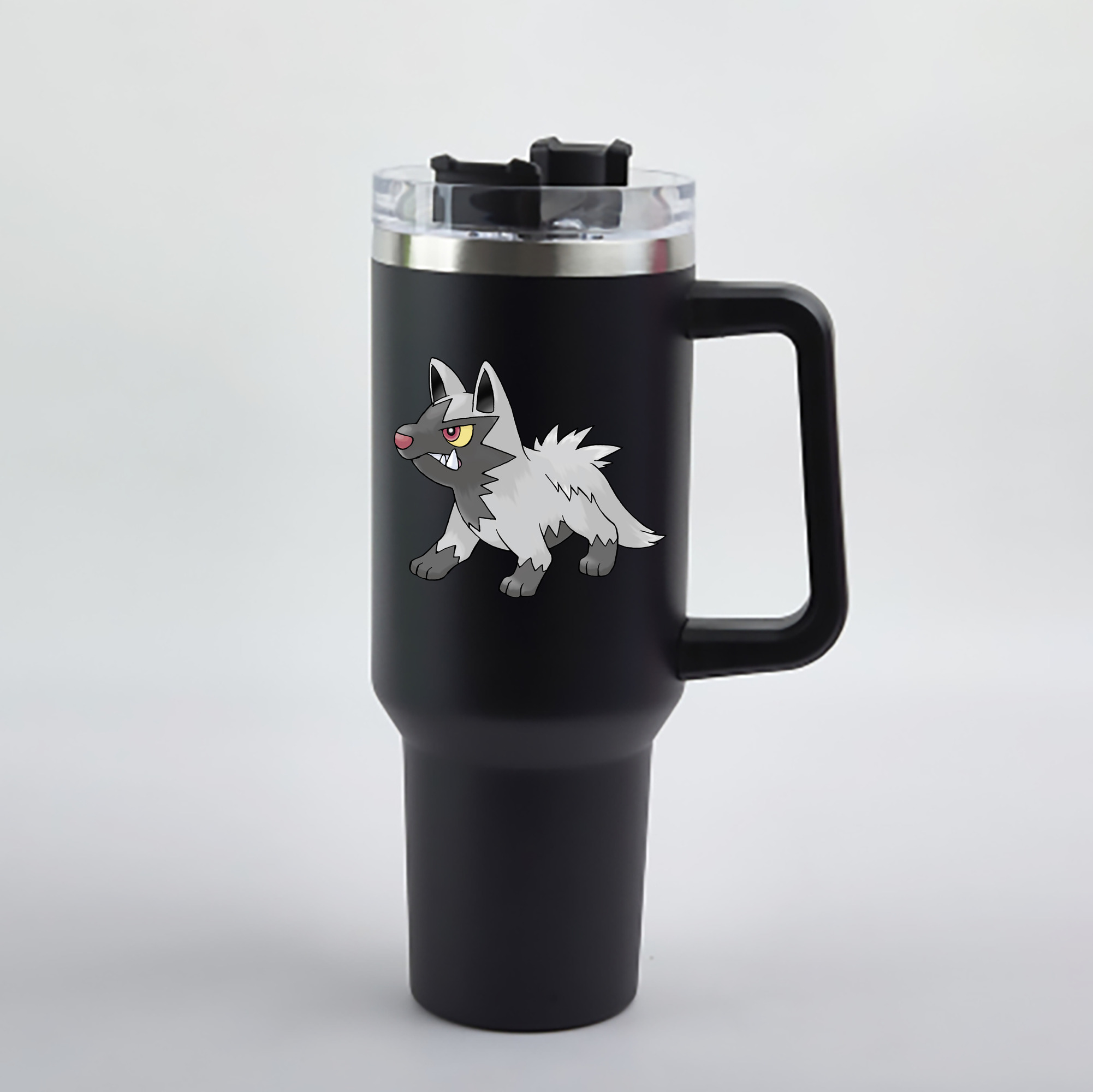 （画像用） ポケットモンスター Pokémon 1200mL車用タンブラー - クリスタルステッカー（プラスチックストロー付き）
