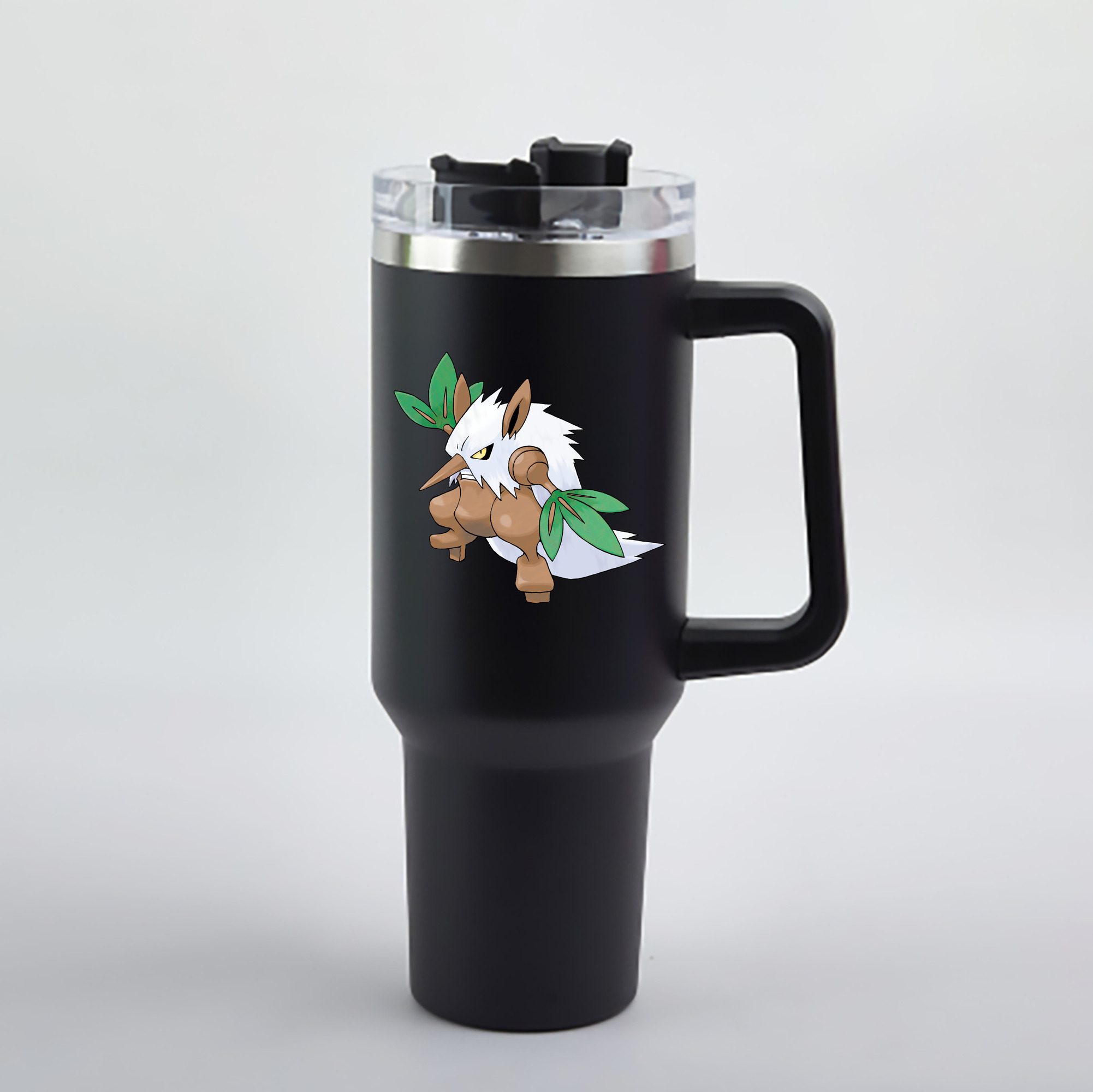 （画像用） ポケットモンスター Pokémon 1200mL車用タンブラー - クリスタルステッカー（プラスチックストロー付き）