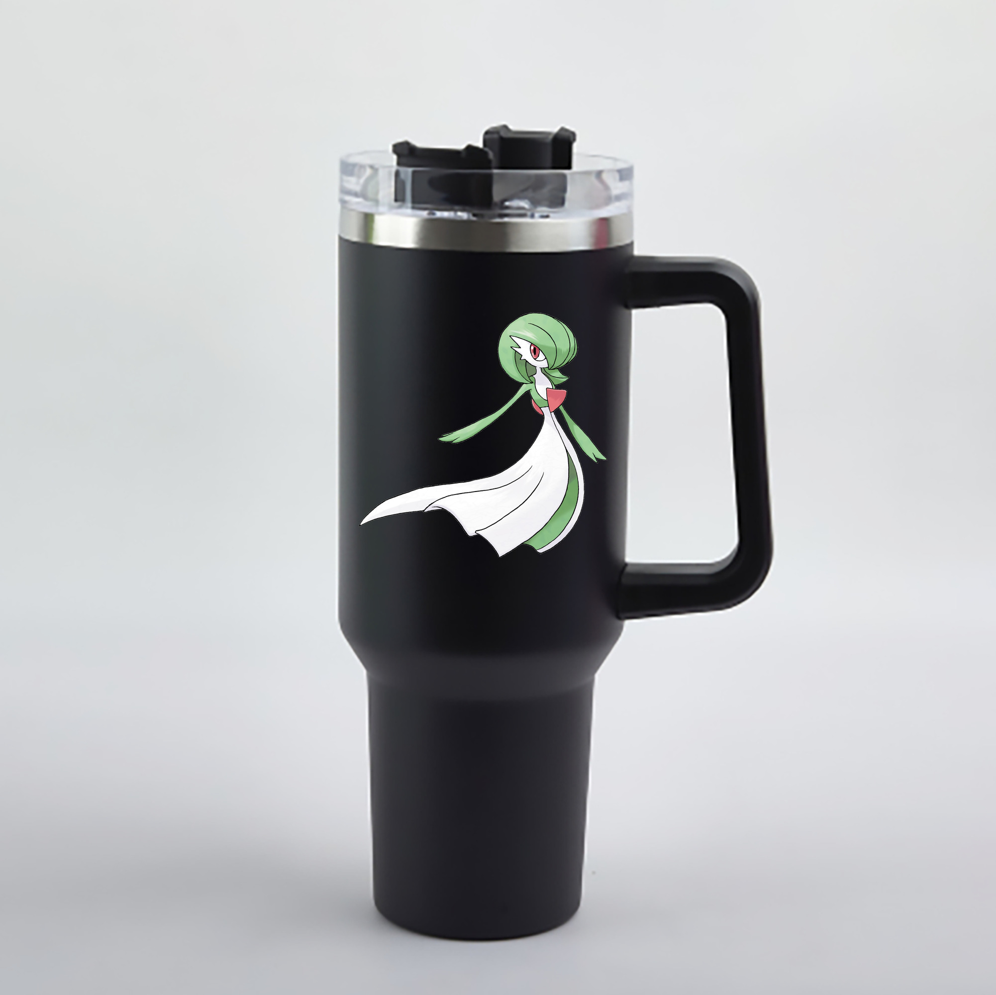 （画像用） ポケットモンスター Pokémon 1200mL車用タンブラー - クリスタルステッカー（プラスチックストロー付き）