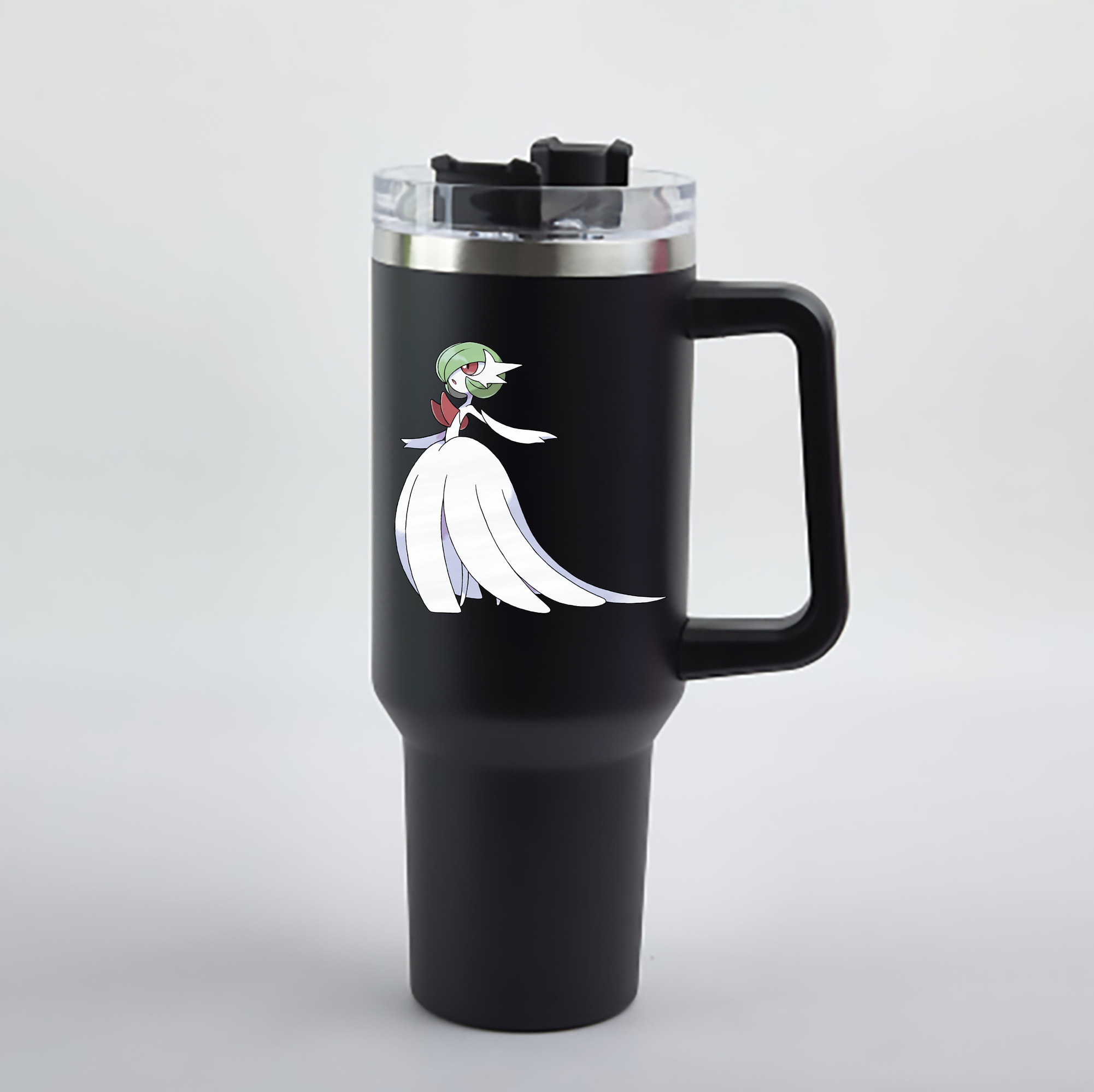 （画像用） ポケットモンスター Pokémon 1200mL車用タンブラー - クリスタルステッカー（プラスチックストロー付き）
