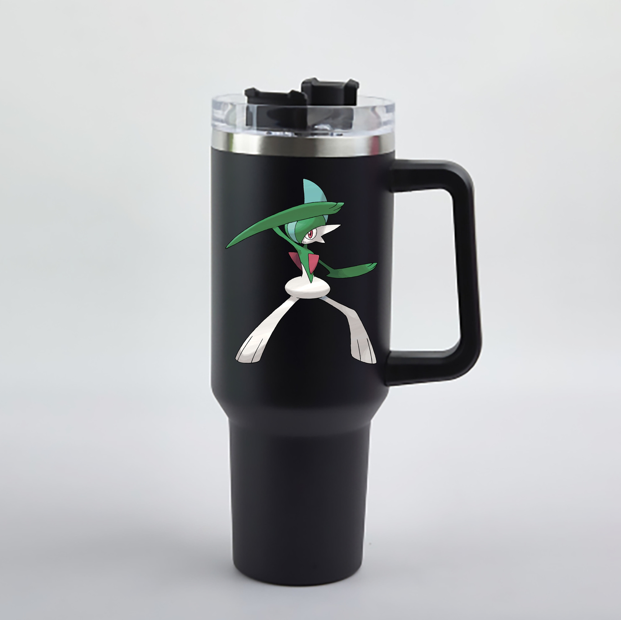（画像用） ポケットモンスター Pokémon 1200mL車用タンブラー - クリスタルステッカー（プラスチックストロー付き）
