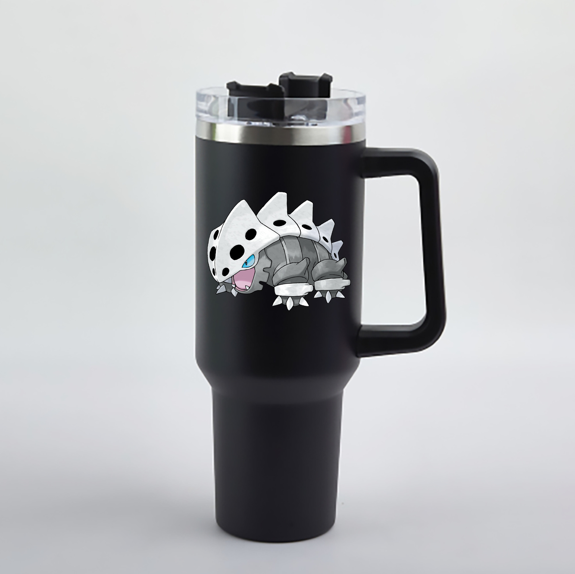 （画像用） ポケットモンスター Pokémon 1200mL車用タンブラー - クリスタルステッカー（プラスチックストロー付き）