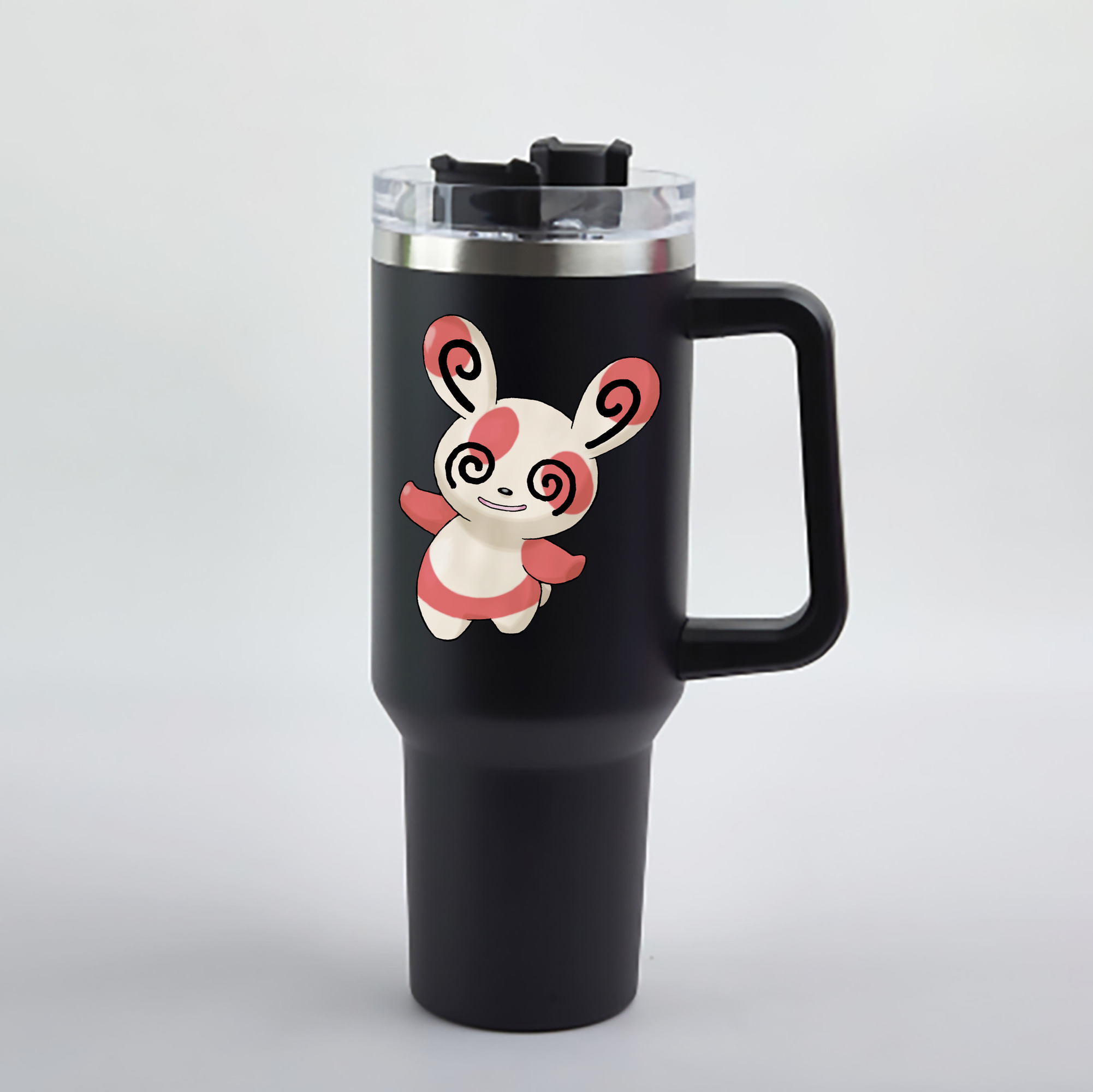 （画像用） ポケットモンスター Pokémon 1200mL車用タンブラー - クリスタルステッカー（プラスチックストロー付き）