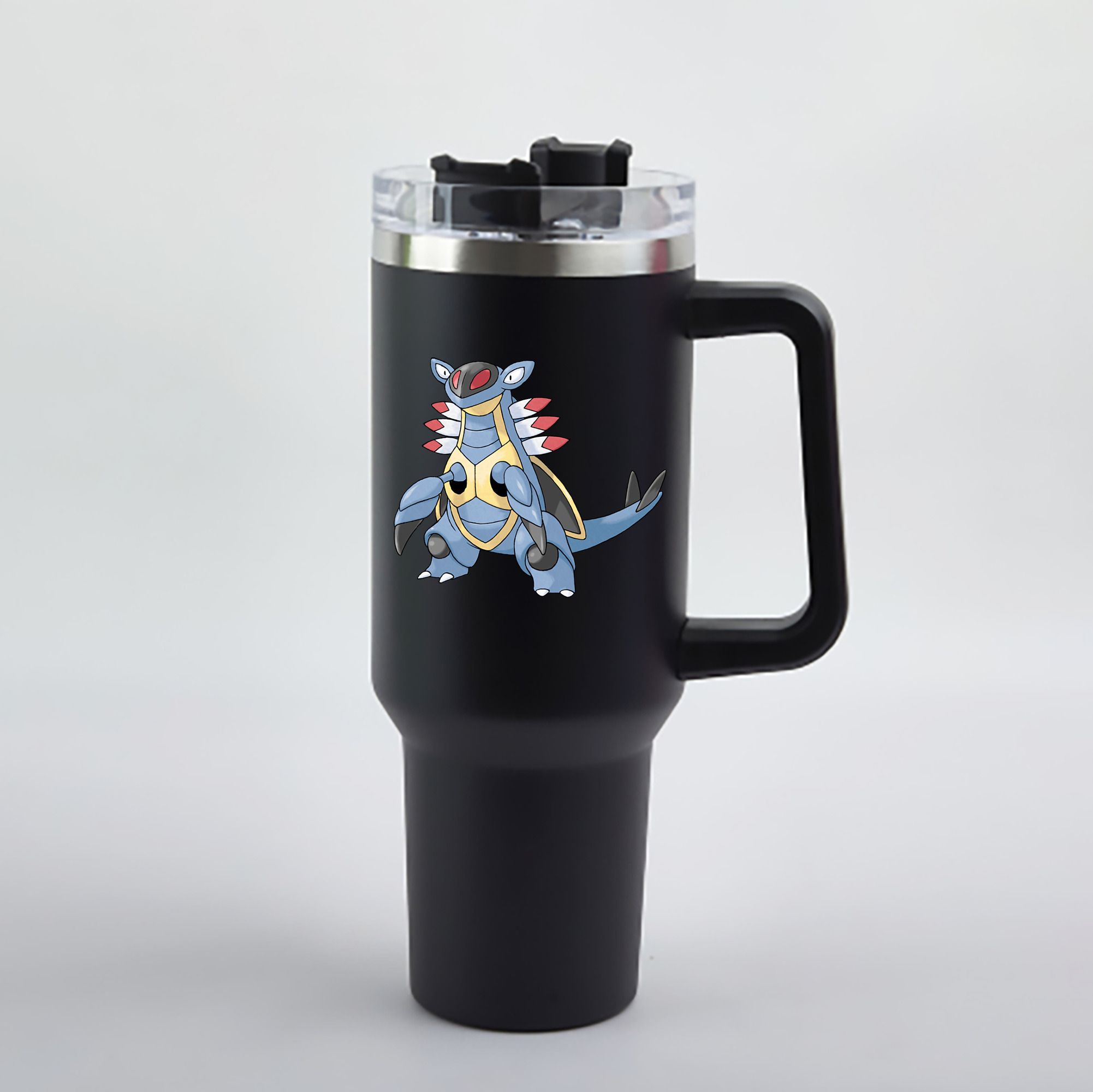 （画像用） ポケットモンスター Pokémon 1200mL車用タンブラー - クリスタルステッカー（プラスチックストロー付き）