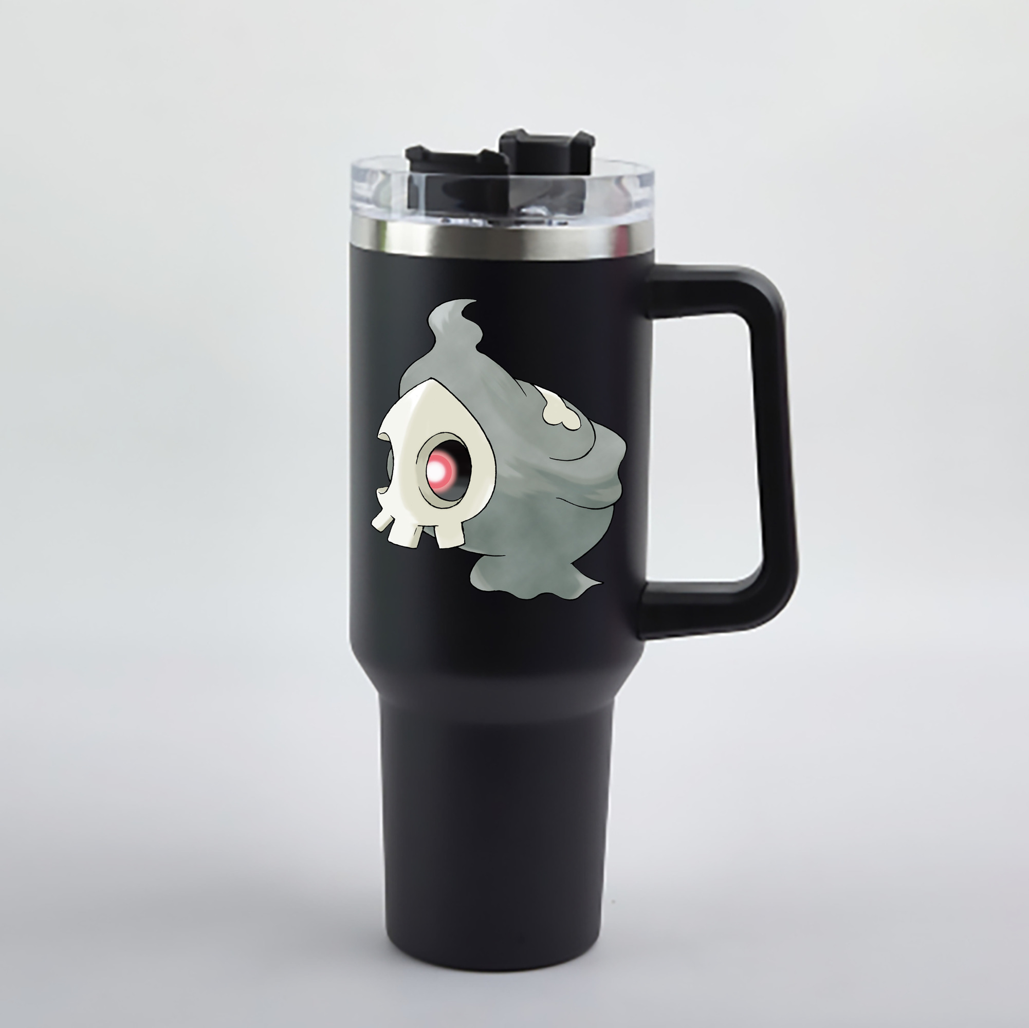 （画像用） ポケットモンスター Pokémon 1200mL車用タンブラー - クリスタルステッカー（プラスチックストロー付き）