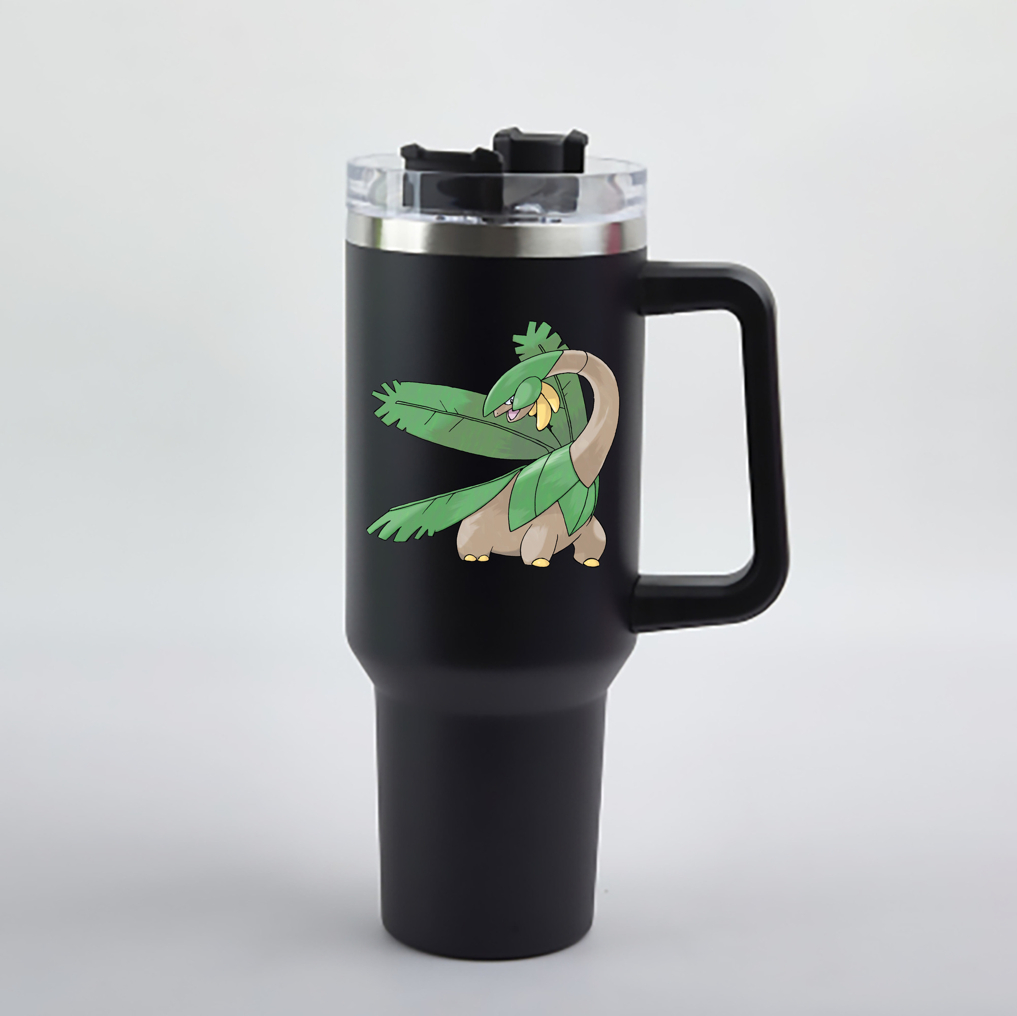 （画像用） ポケットモンスター Pokémon 1200mL車用タンブラー - クリスタルステッカー（プラスチックストロー付き）